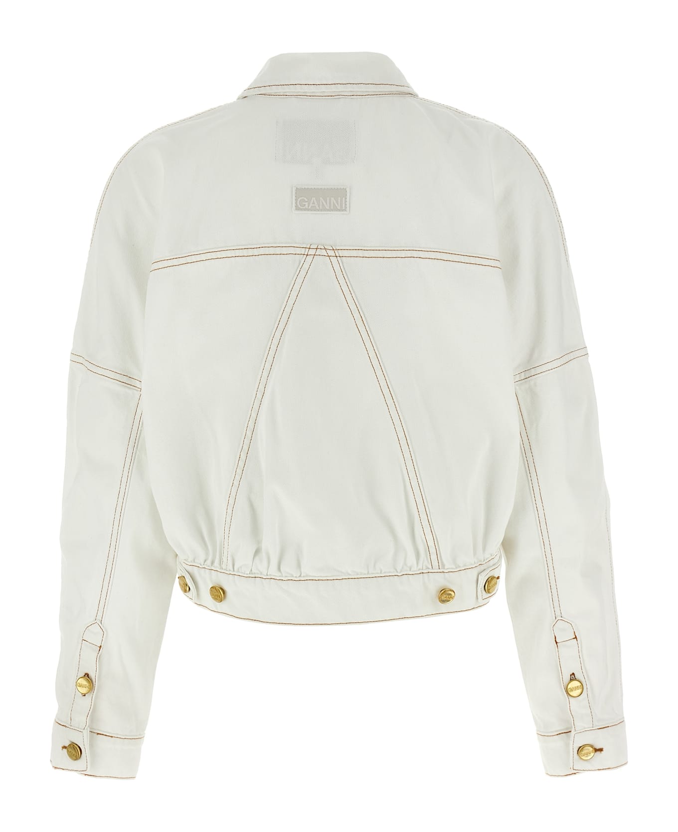 Ganni Denim Jacket - White