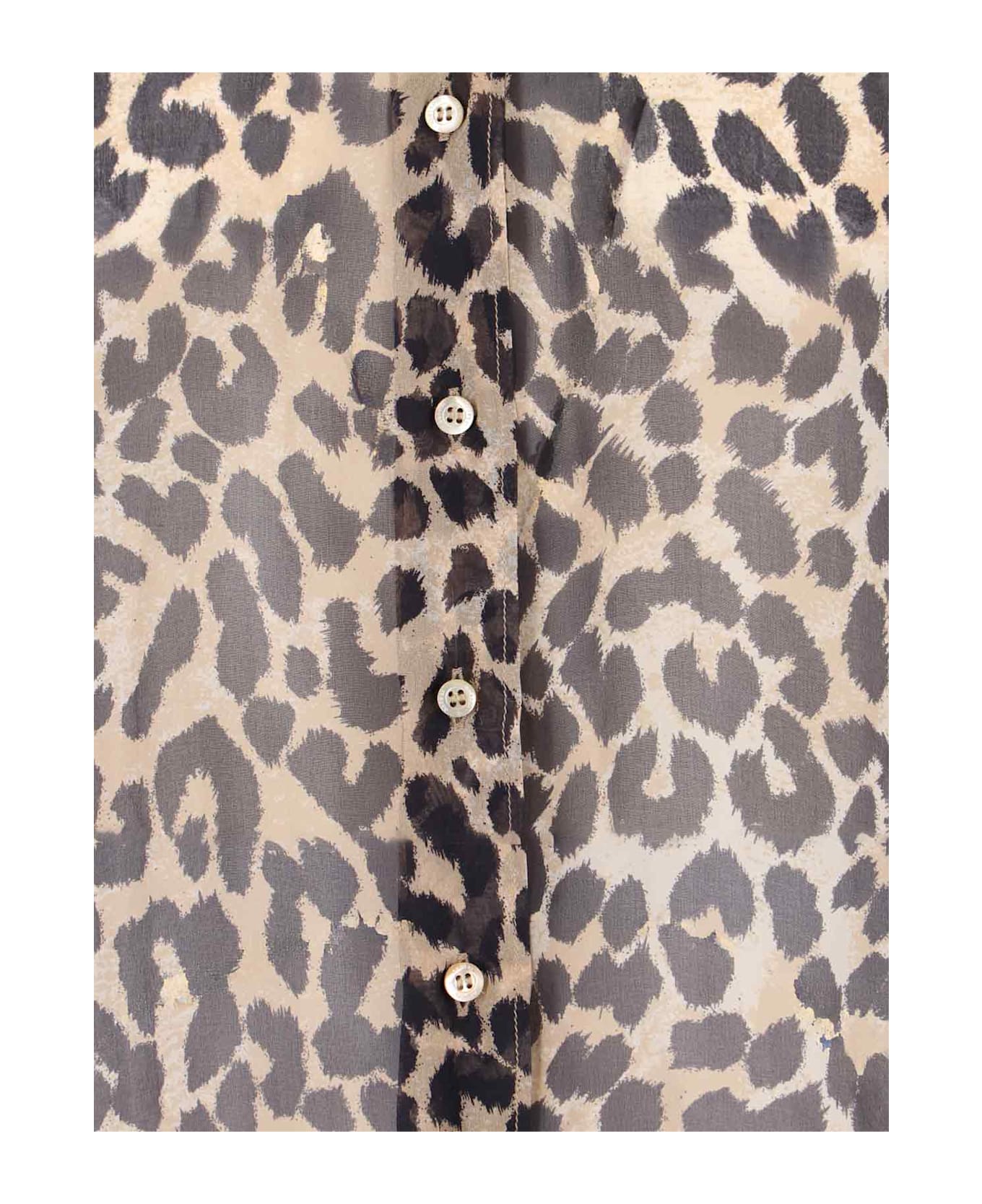 Aspesi Semi-transparent Shirt - Red