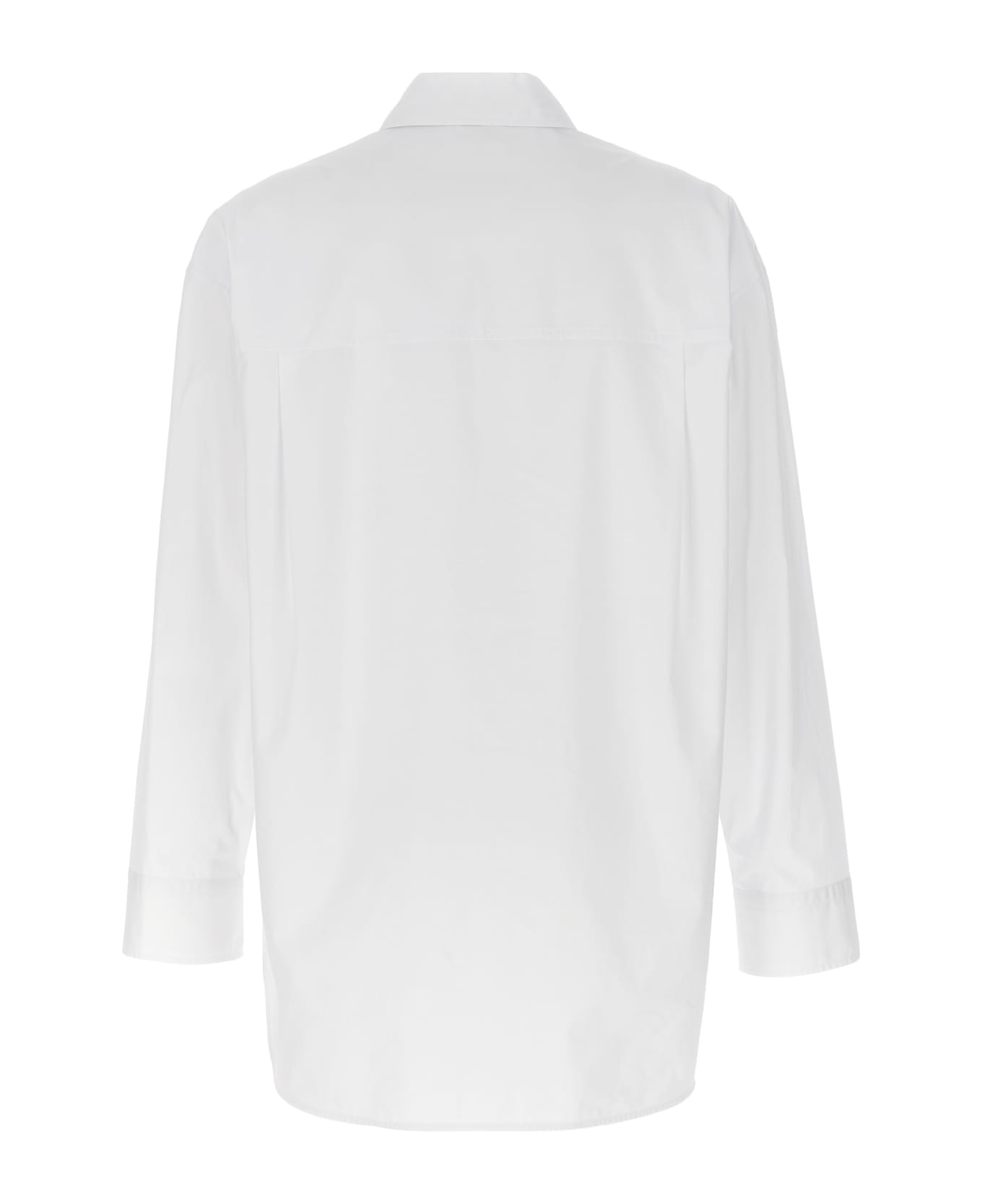 Pinko Eden Cotton Poplin Shirt - White シャツ