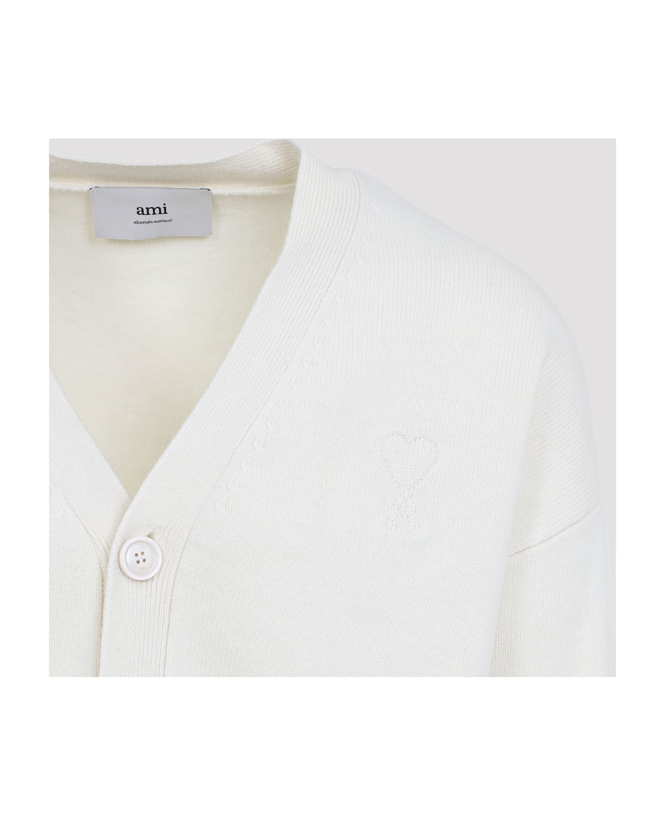Ami Alexandre Mattiussi Adc Cardigan - Ivory