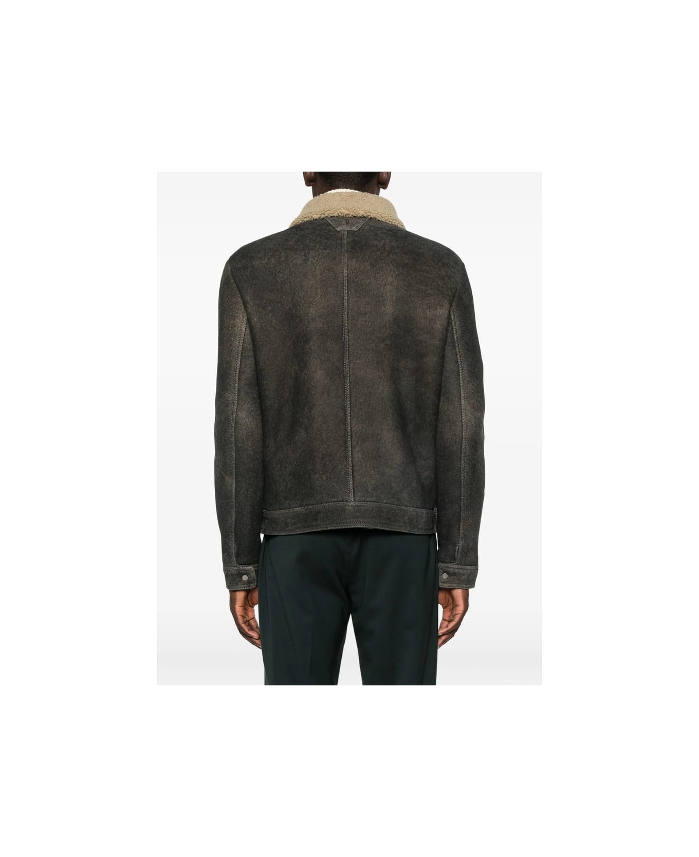 Salvatore Santoro Leather Outerwear - GREY