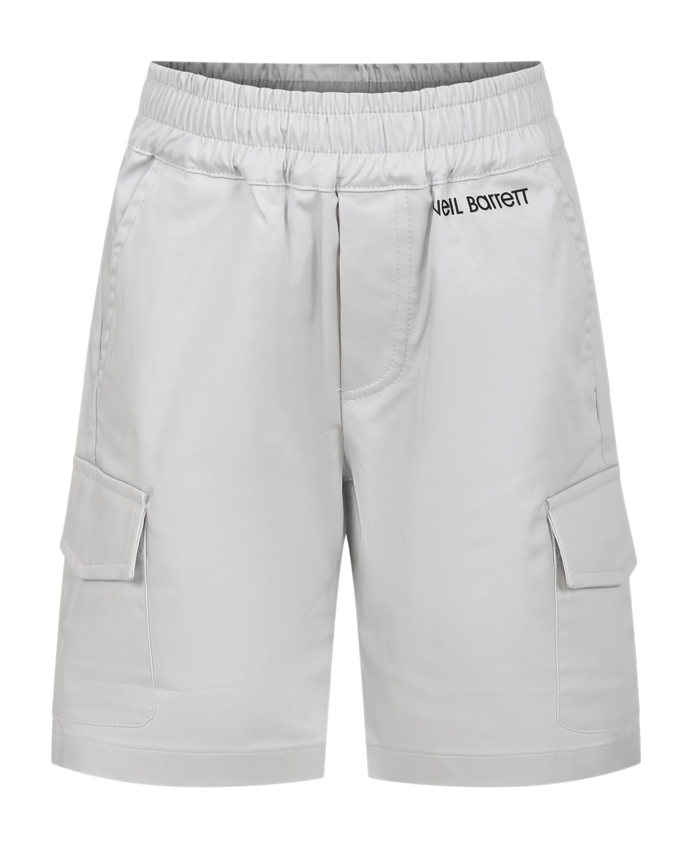 Neil Barrett Grey Shorts For Boy - Grey