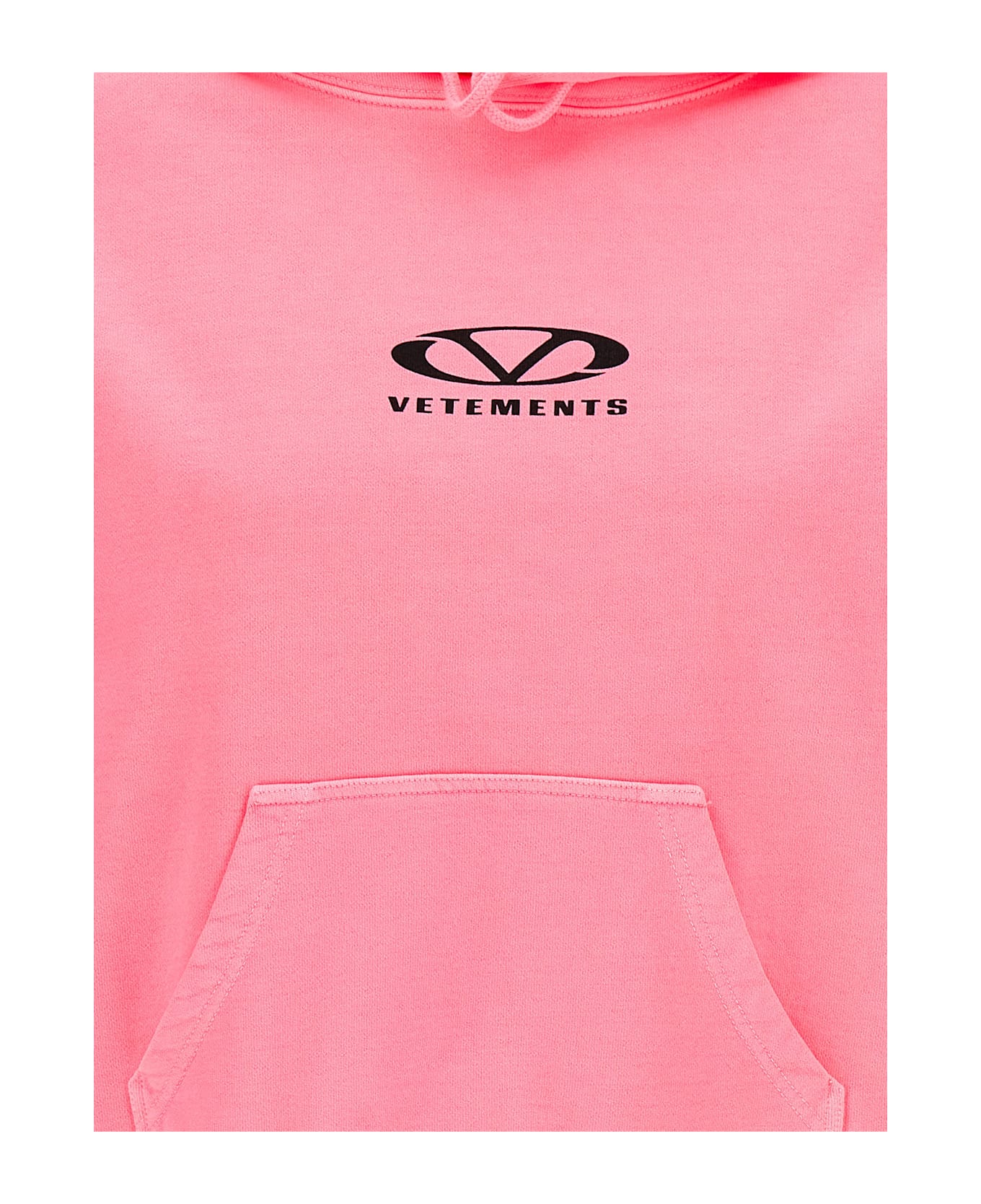 VETEMENTS 
oval Logo
 Hoodie - Pink