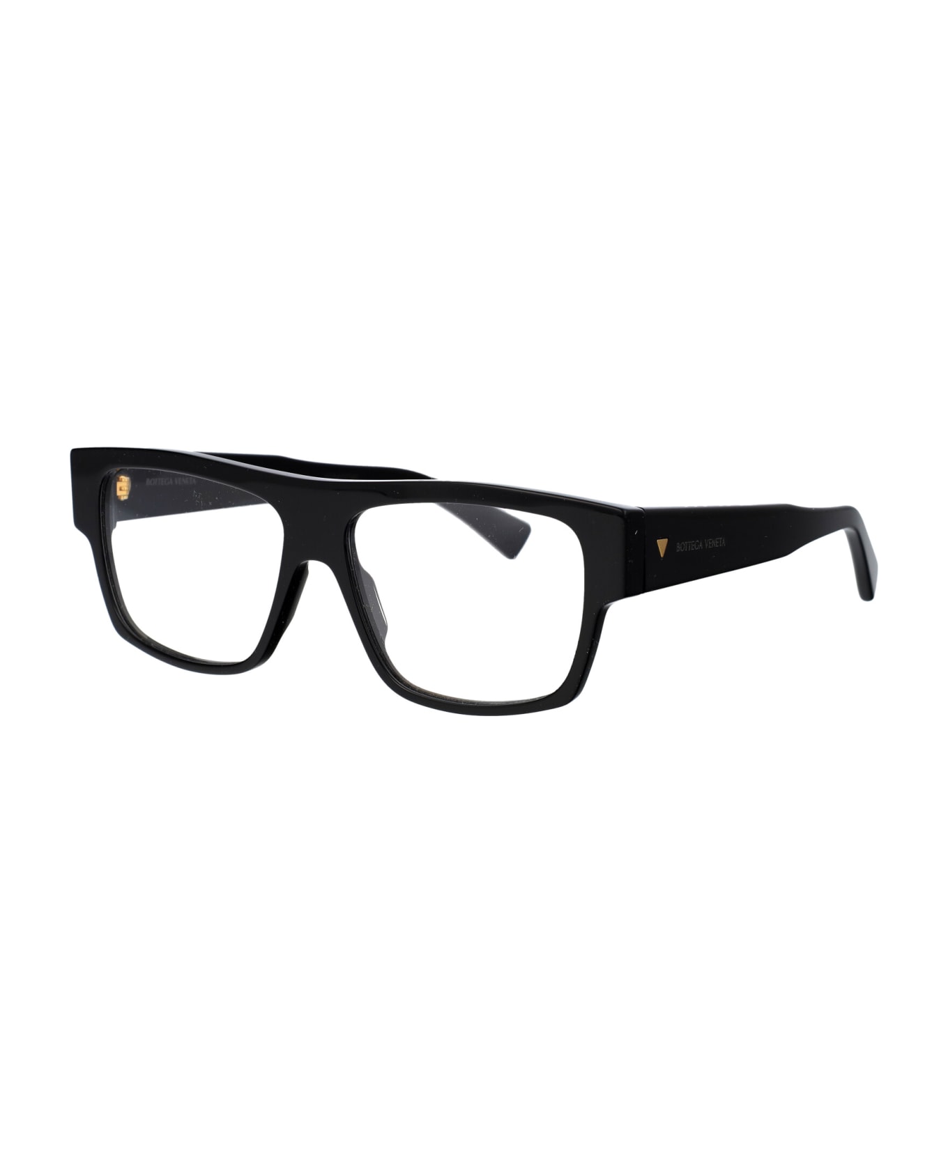 Bottega Veneta Eyewear Bv1290o Glasses - 001 BLACK BLACK TRANSPARENT