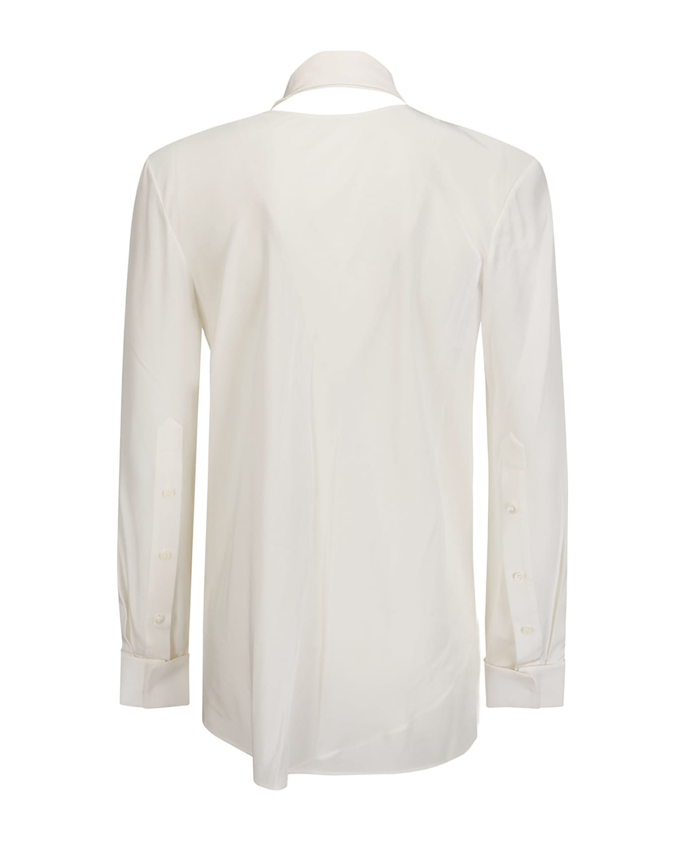 Helmut Lang Scarf Top Rev - WHITE ブラウス