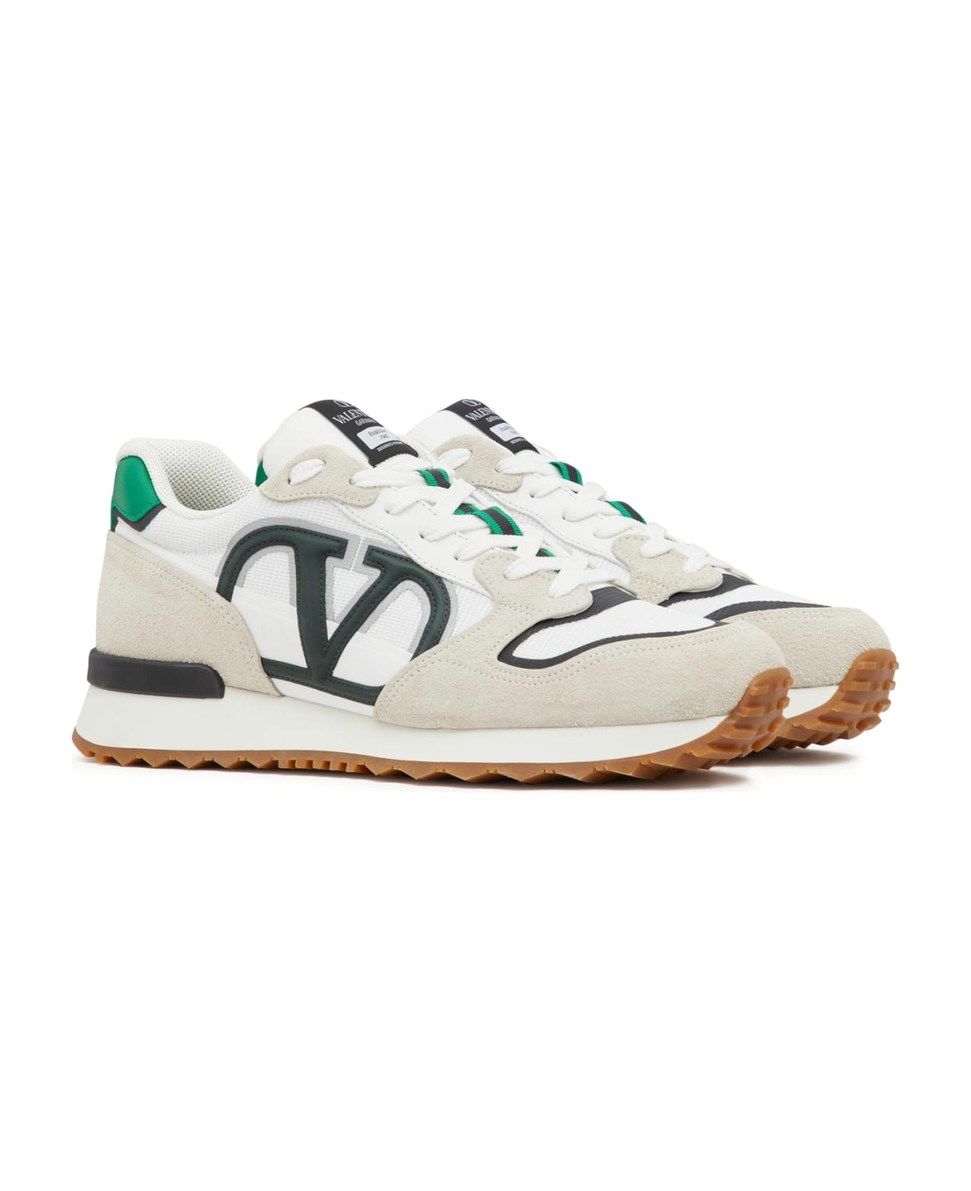 Valentino Garavani Vlogo Pace Sneakers - Mjp Ice White Greenmount