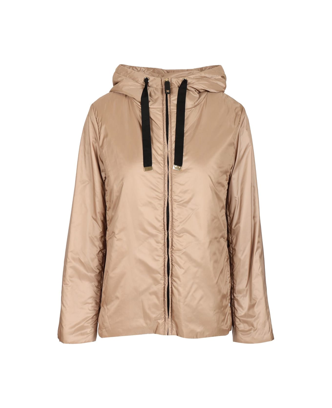 Max Mara The Cube Padded Jacket With Hood - Beige