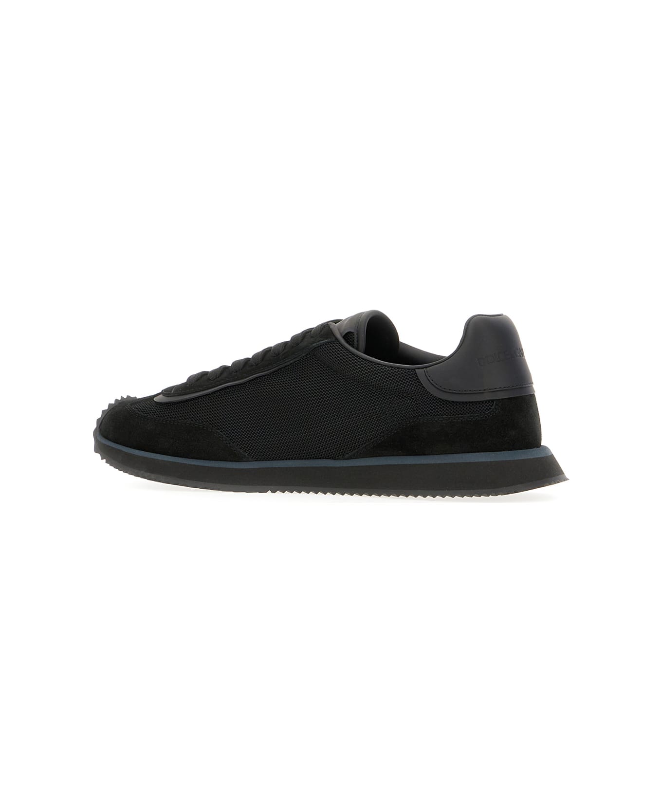 Dolce & Gabbana Black Suede And Mesh Dg Aria Sneakers - BLACK