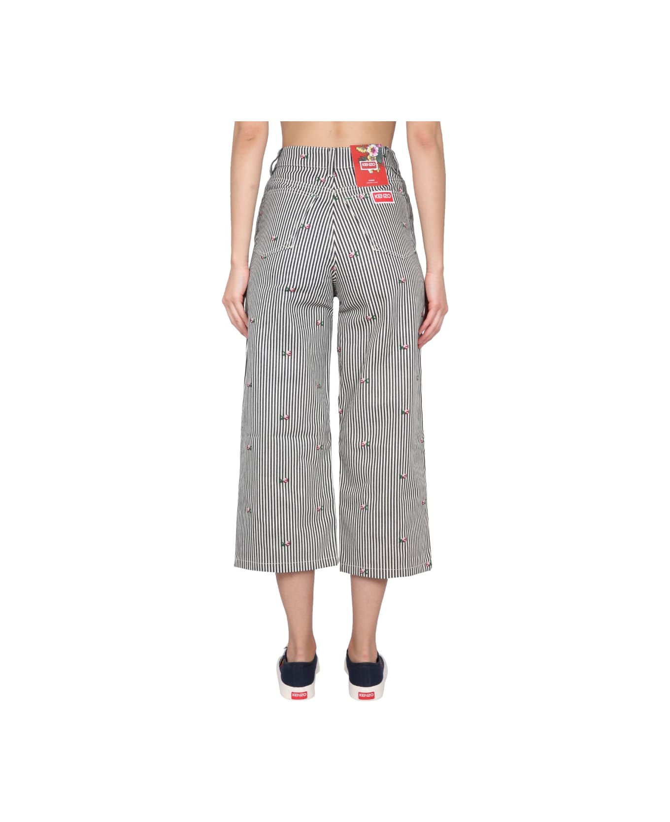 Kenzo Cropped Fit Jeans - DENIM