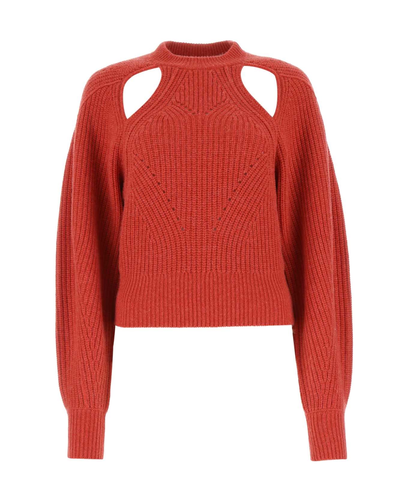 Isabel Marant Red Wool Blend Palma Sweater - Pink