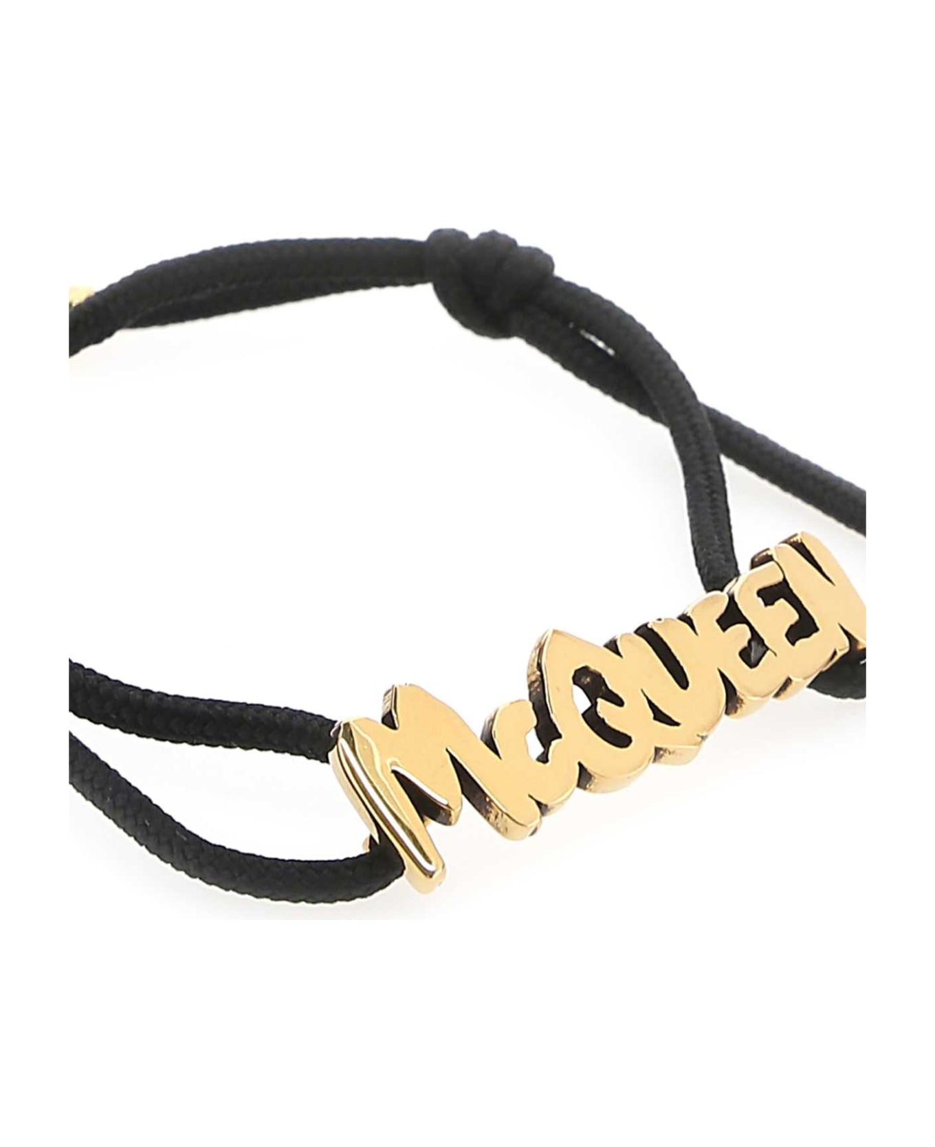Alexander McQueen Black Fabric Bracelet | italist