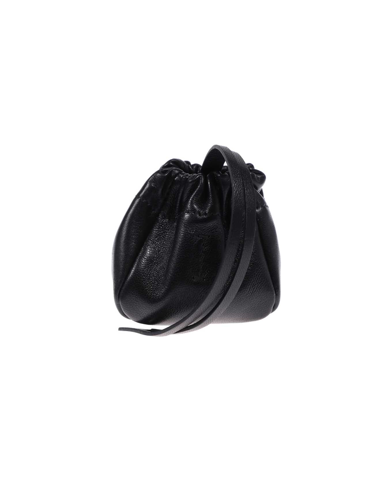 Jil Sander Mini Bucket Bag - black