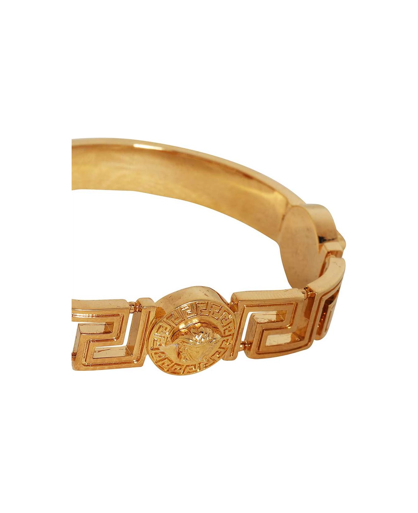 Versace Golden Metal Bracelet - Gold