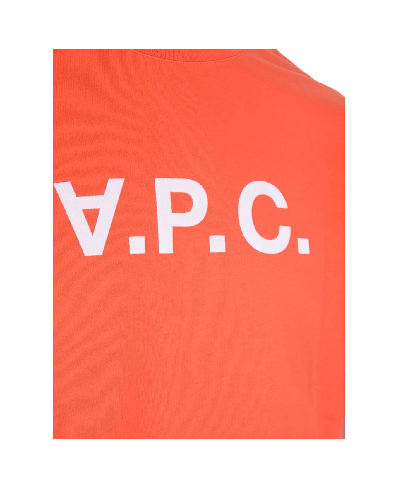 A.P.C. T-shirt In Cotton - Orange