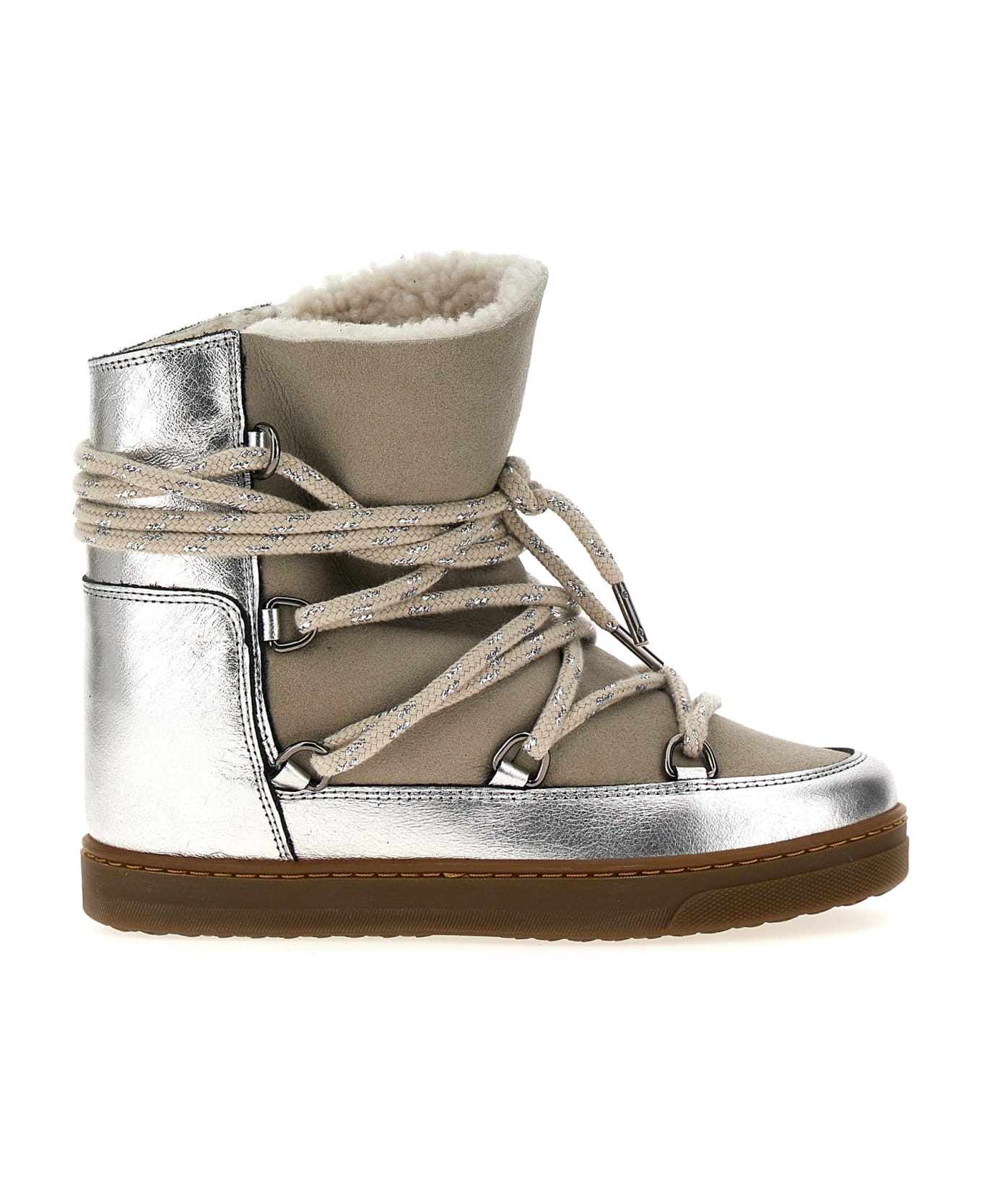 Isabel Marant Nowles Ankle Boots - Silver ブーツ