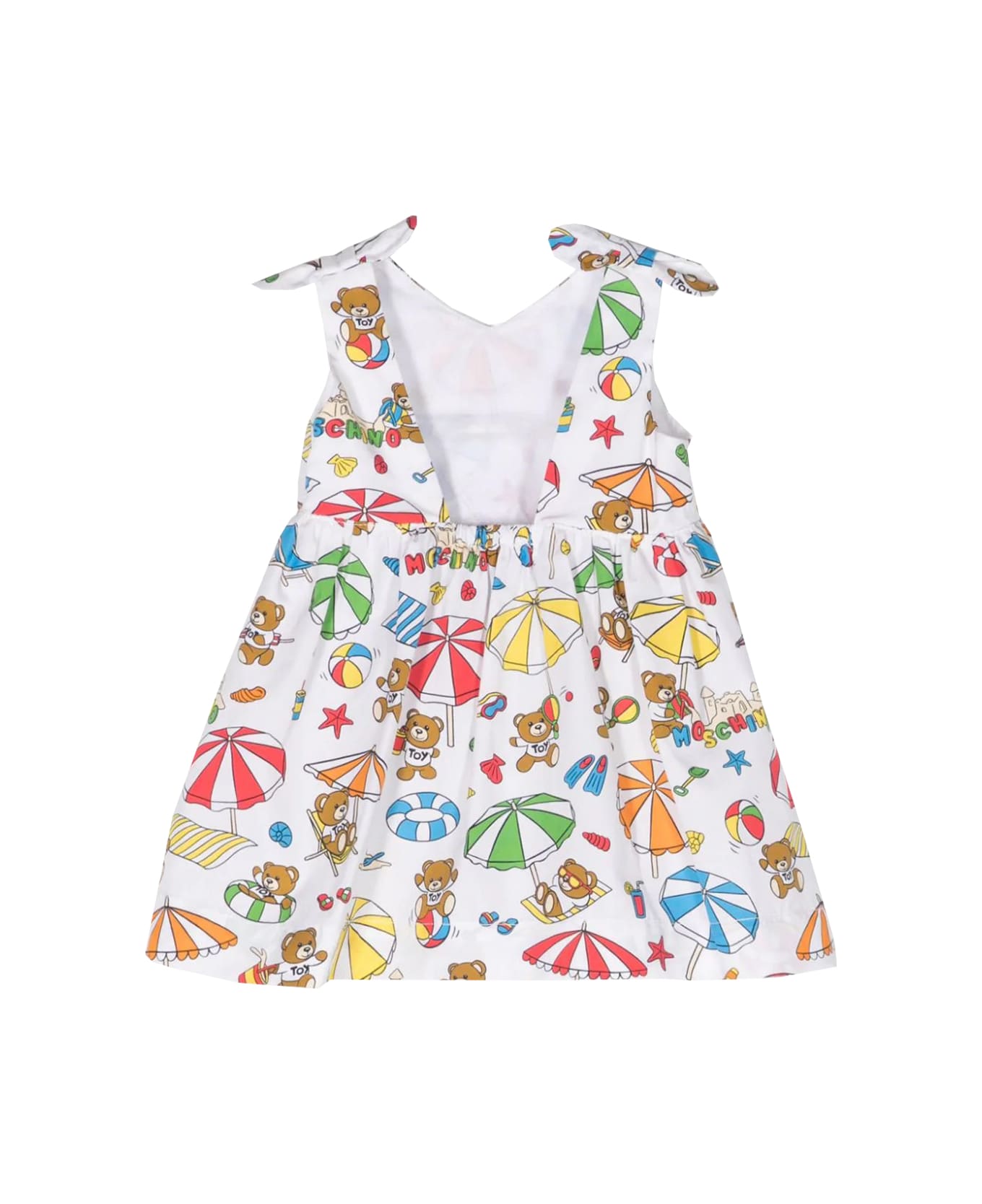 Moschino Dress With Teddy Bear Print - Multicolor