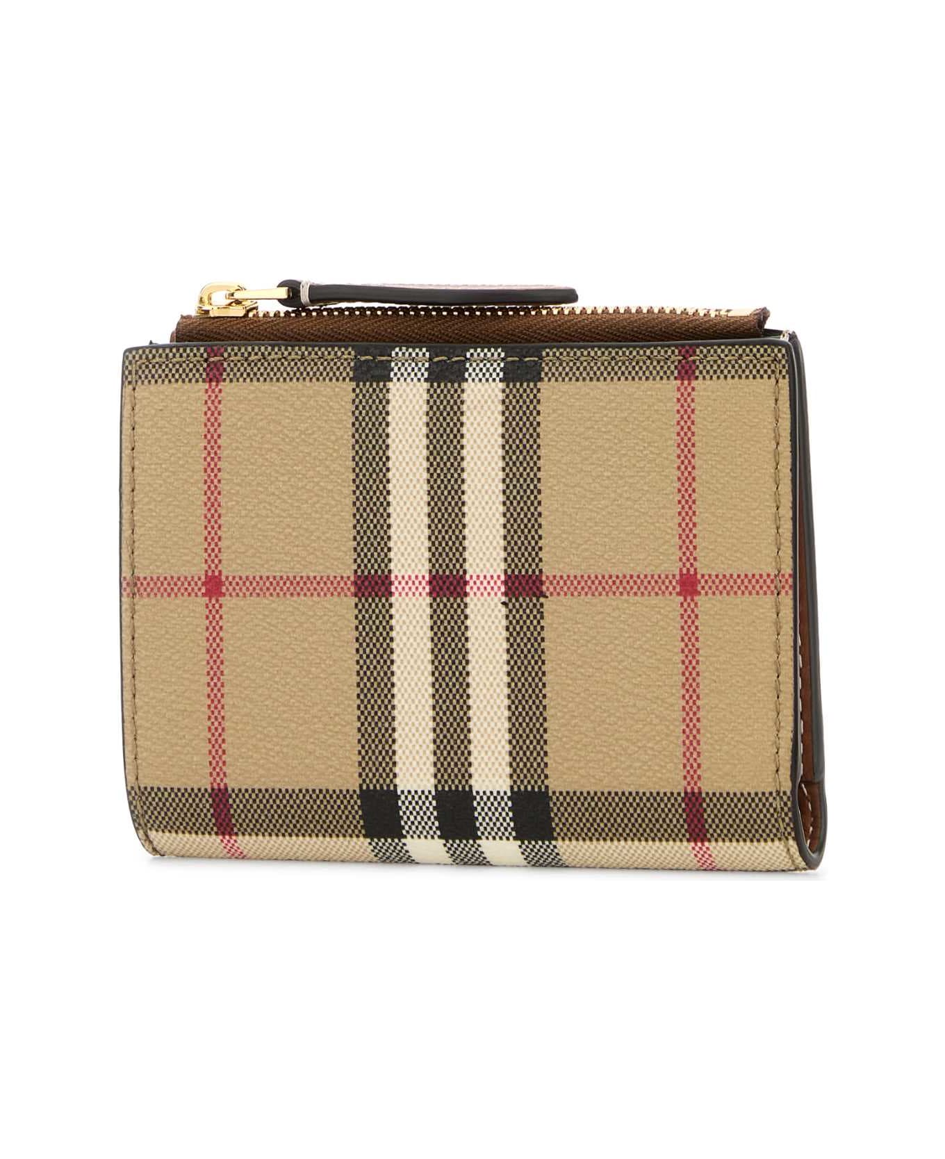 Burberry Printed Canvas Wallet - VNTGCHKBRIARBROWN