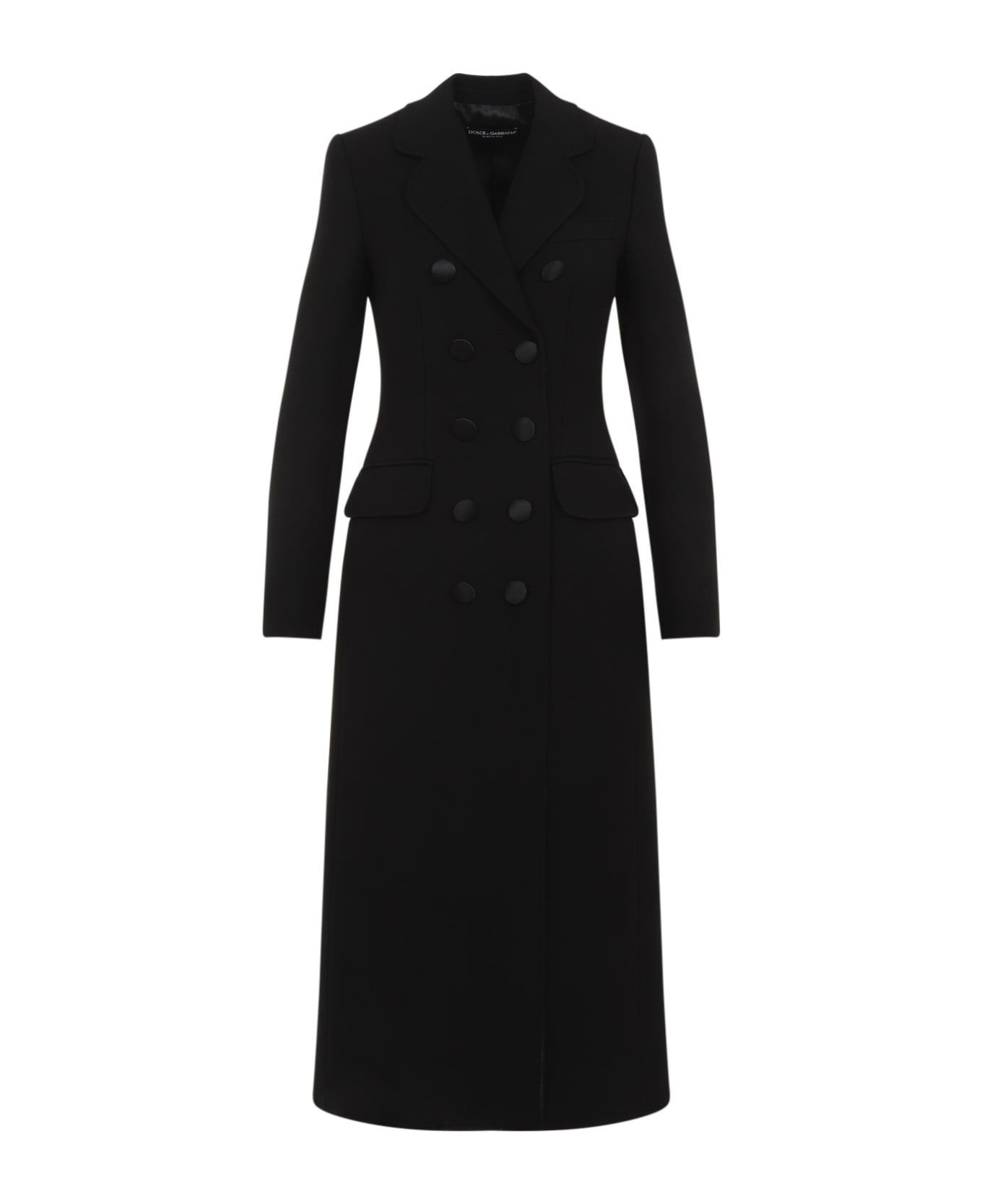 Dolce 
Gabbana Virgin Wool Coat - Nero