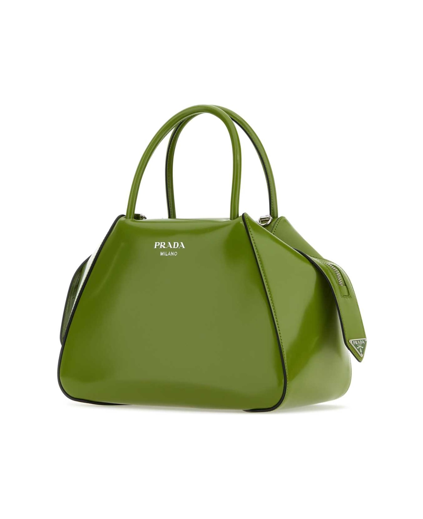 Prada Green Leather Handbag - FELCE