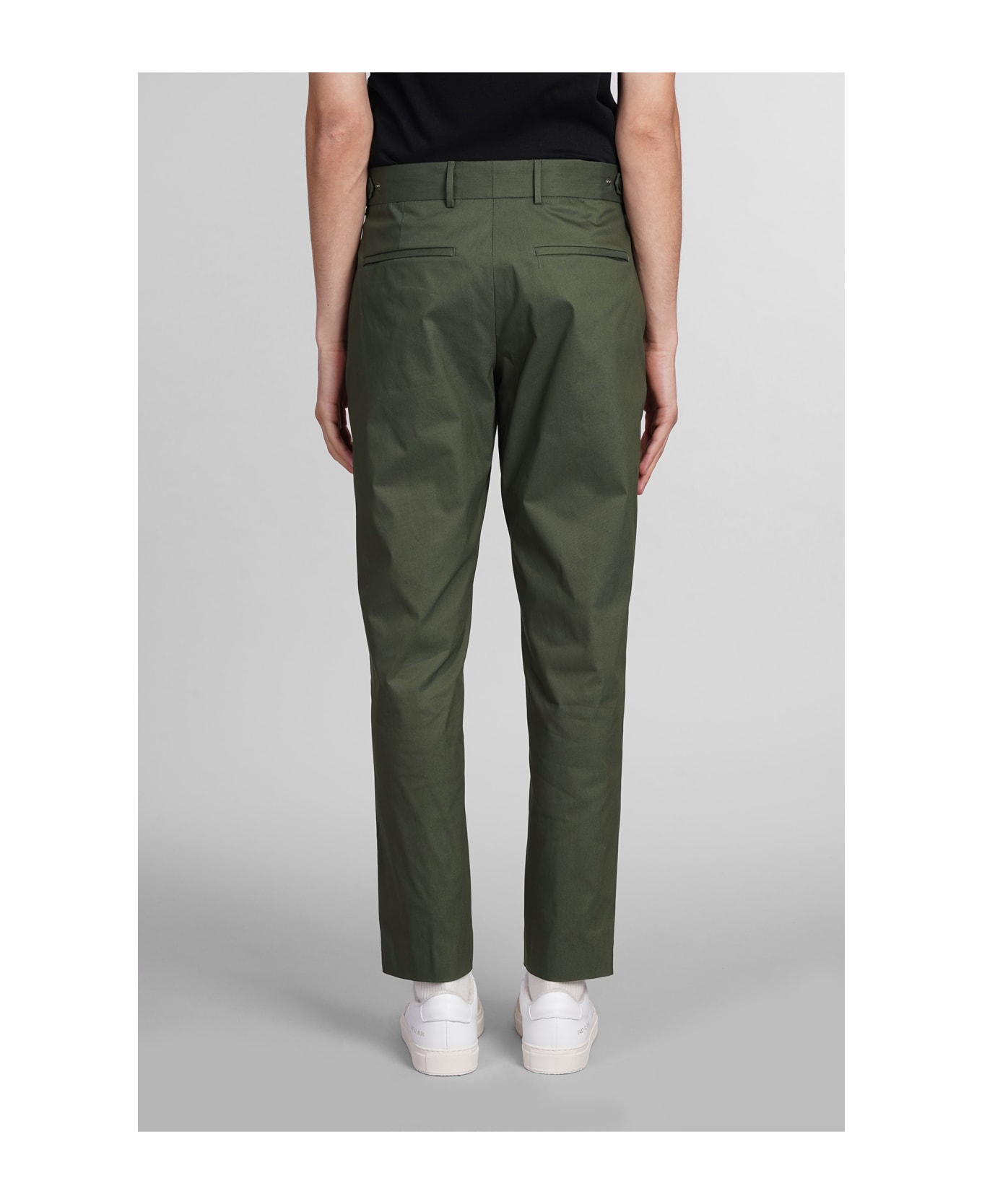 PT Torino Pants In Green Cotton - green ボトムス