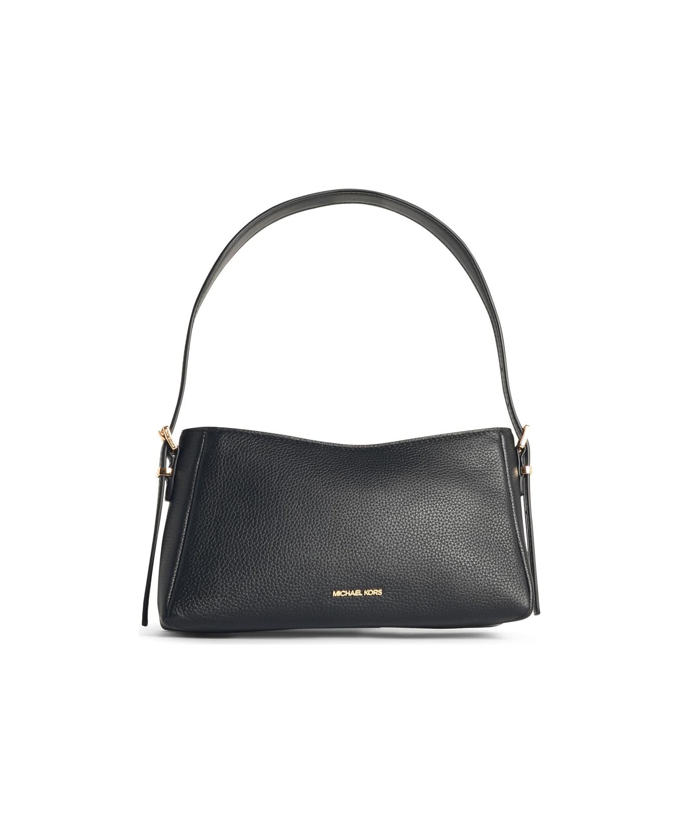 MICHAEL Michael Kors 'moore' Black Leather Bag - Black トートバッグ