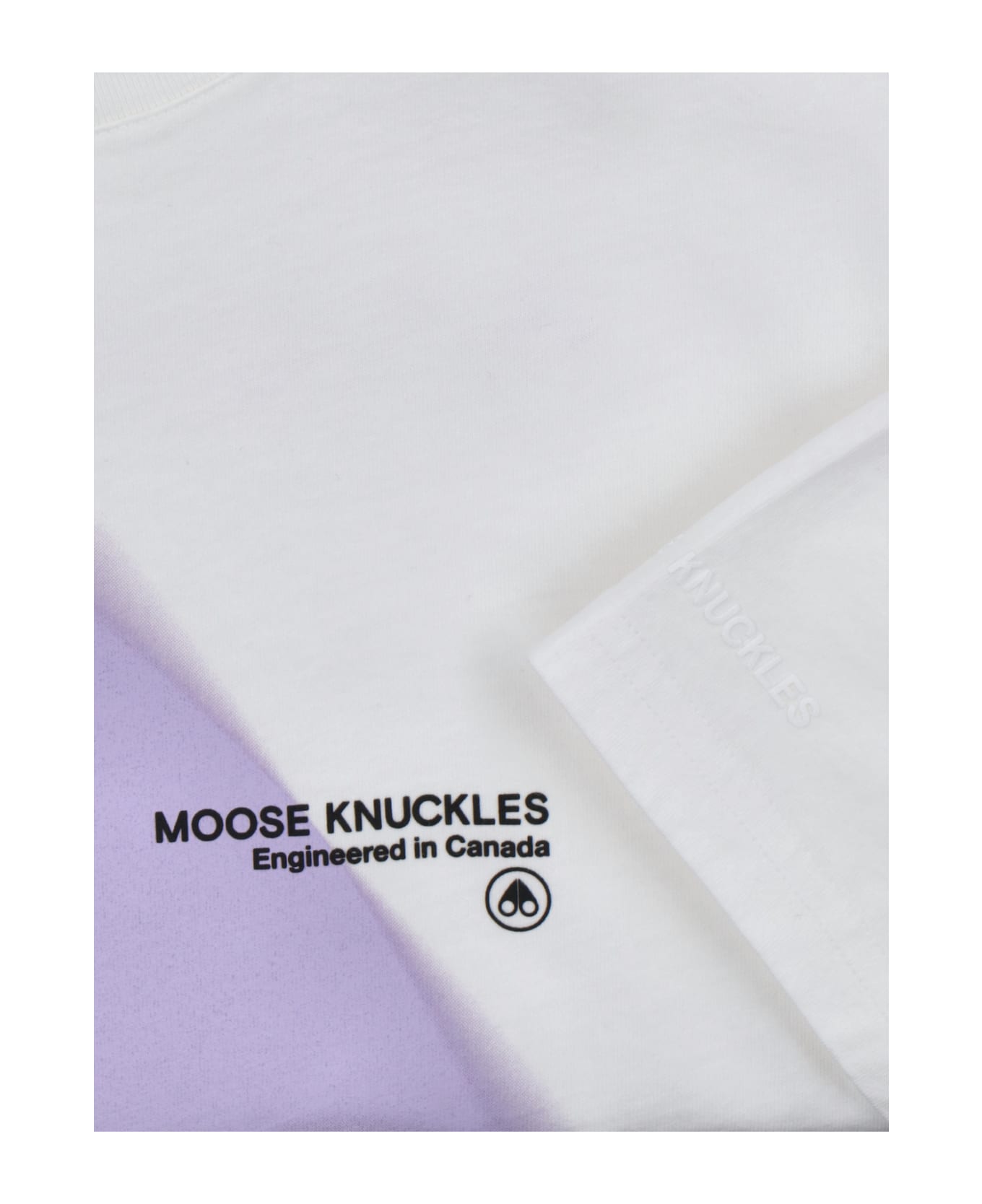 Moose Knuckles Maxi Print T-shirt - White