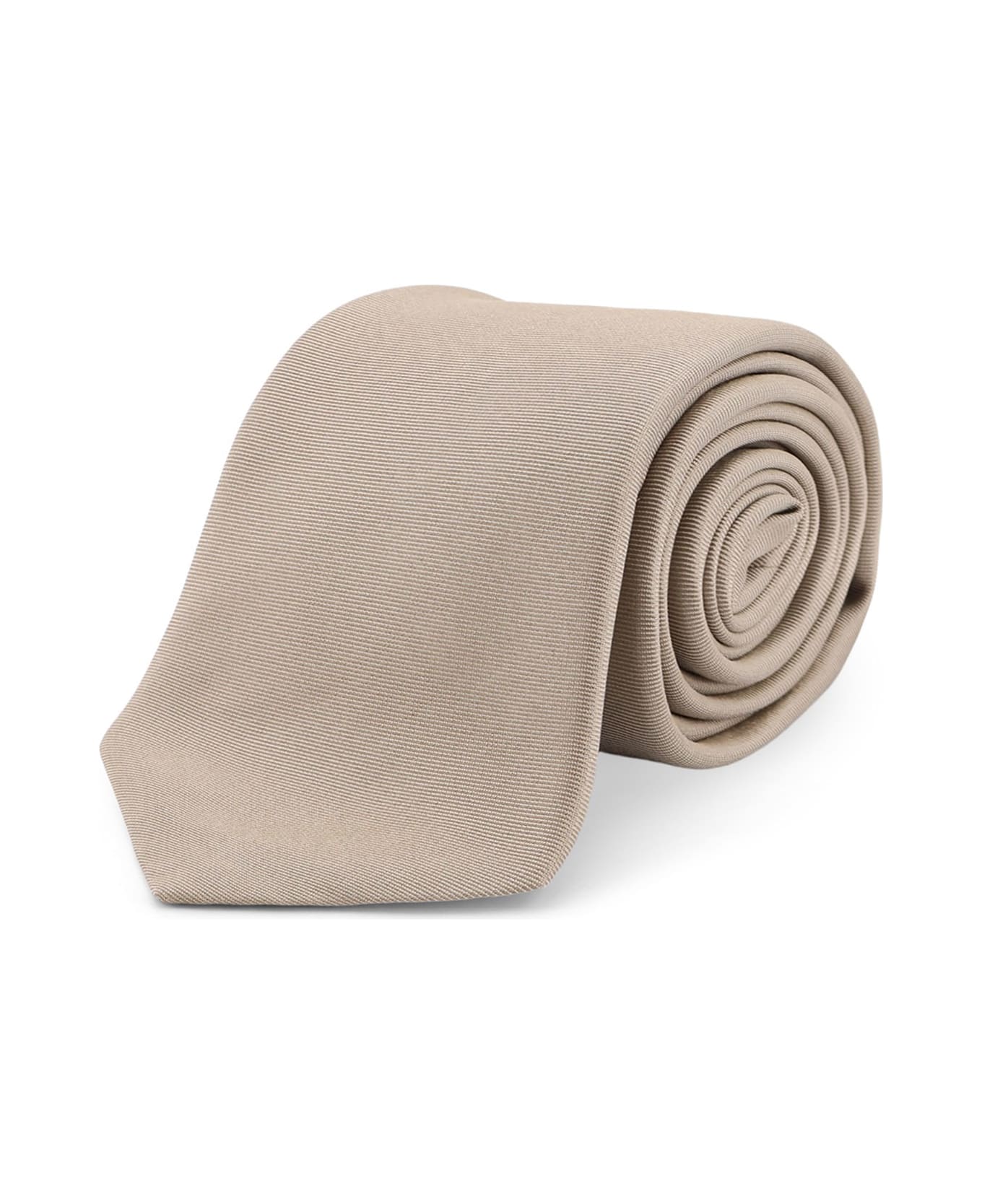 Giorgio Armani Silk Tie - Beige