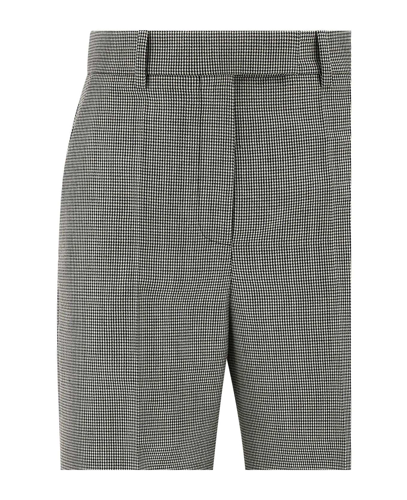 Valentino Garavani Houndstooth Pants - White/Black