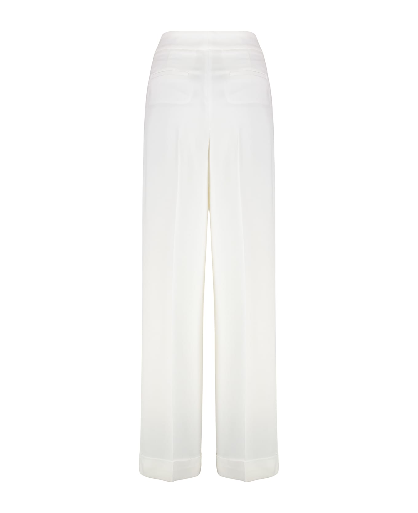 Peserico Rayon Trousers - White