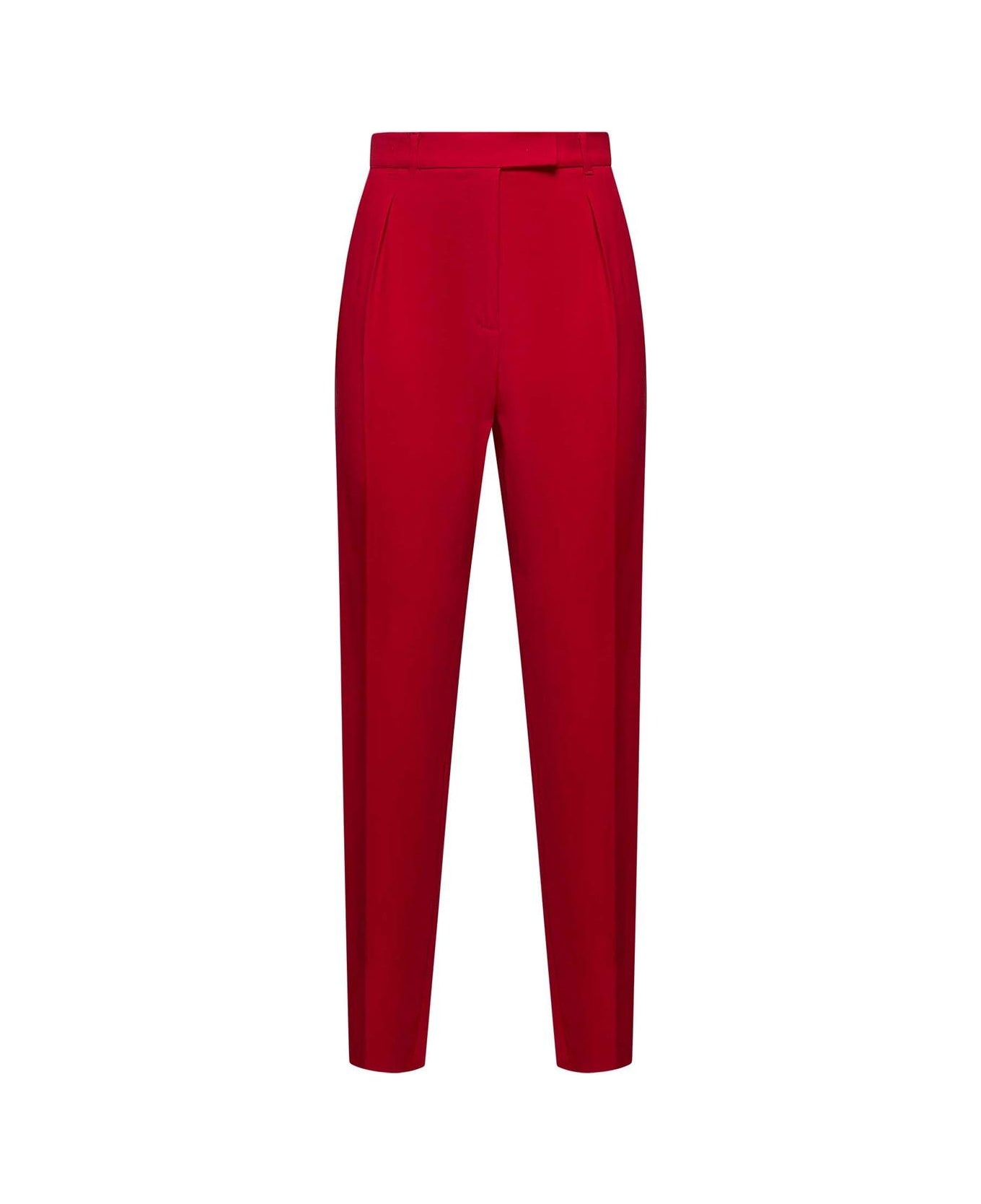 Max Mara Studio Oliver Tapered Trousers - Rosso