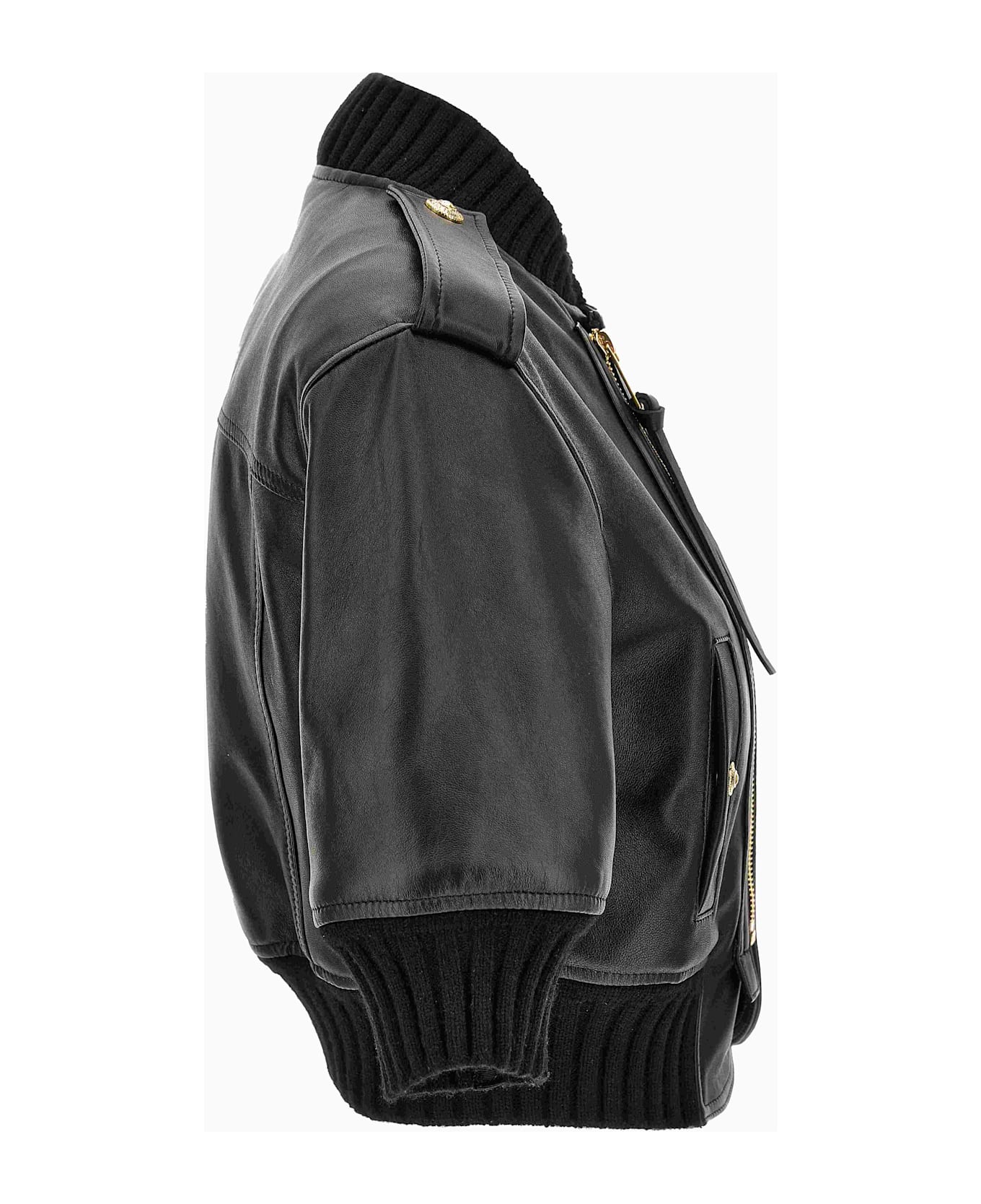 Versace Jeans Couture Leather Jacket - Black
