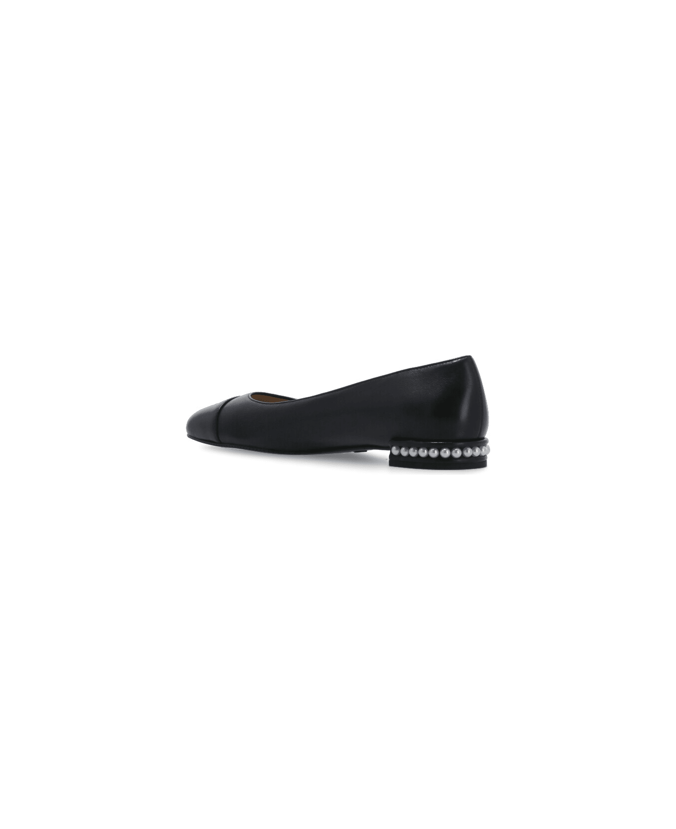 Stuart Weitzman Pearl Ballerina Shoes - Black フラットシューズ