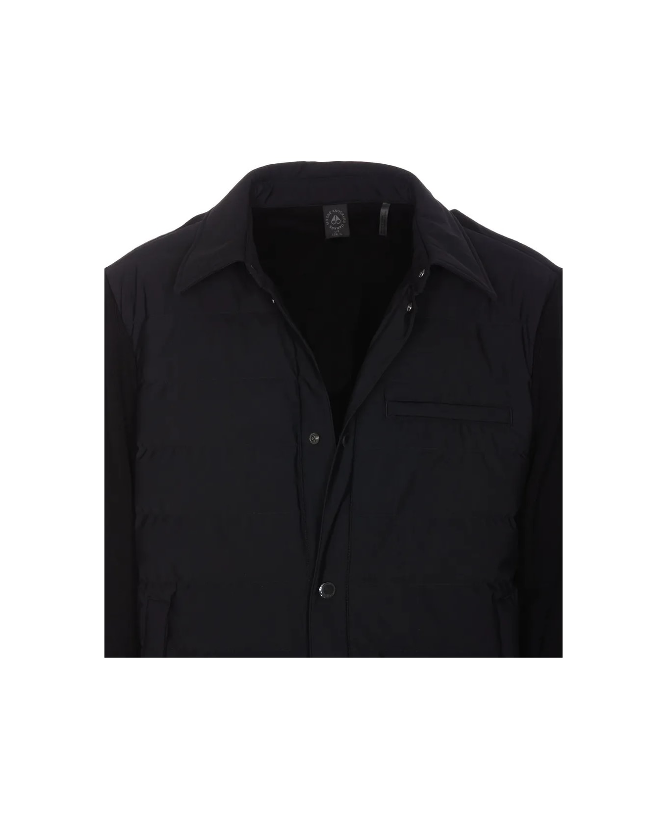 Moose Knuckles Marble Hybrid Shirt Jacket - Black