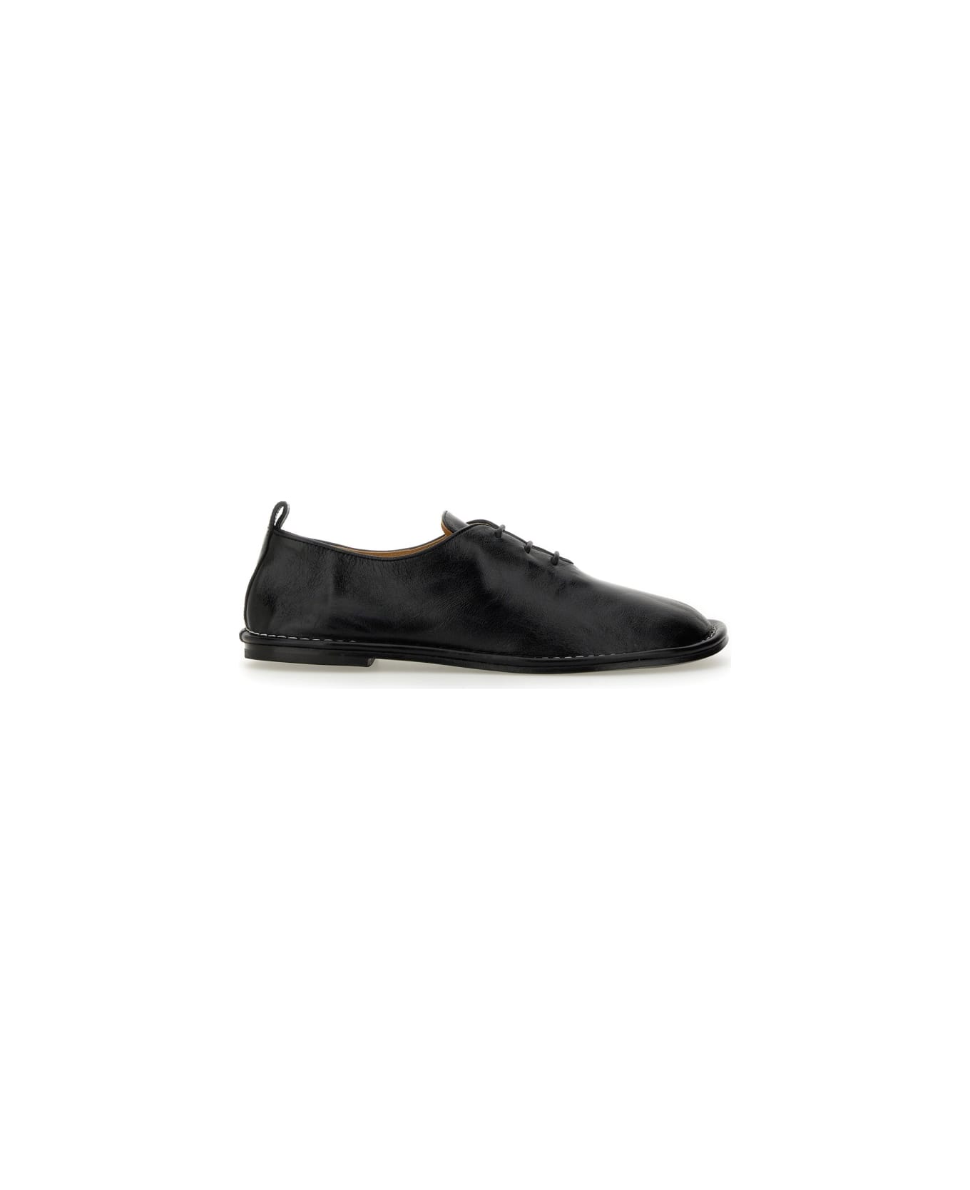 Ami Alexandre Mattiussi Moccasin One Cut - BLACK