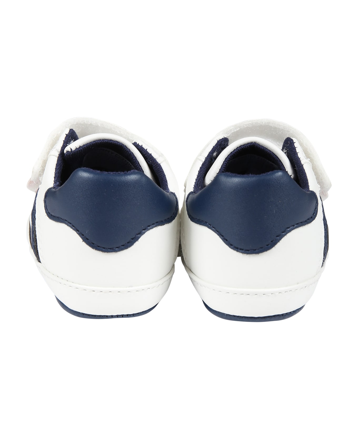 Tommy Hilfiger White Sneakers For Baby Boy With Logo - White