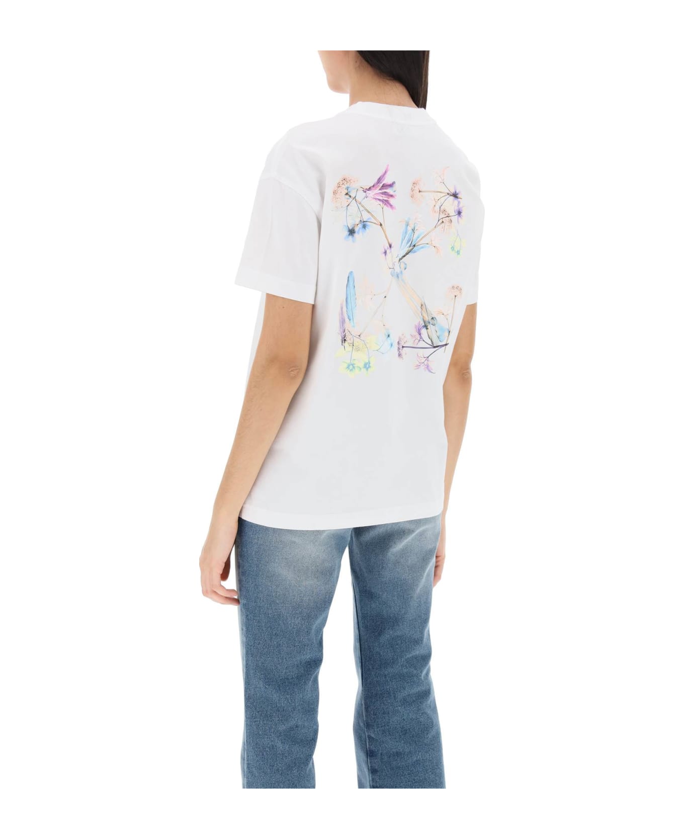Off-White X-ray Arrow Crewneck T-shirt - White Multicolor Tシャツ