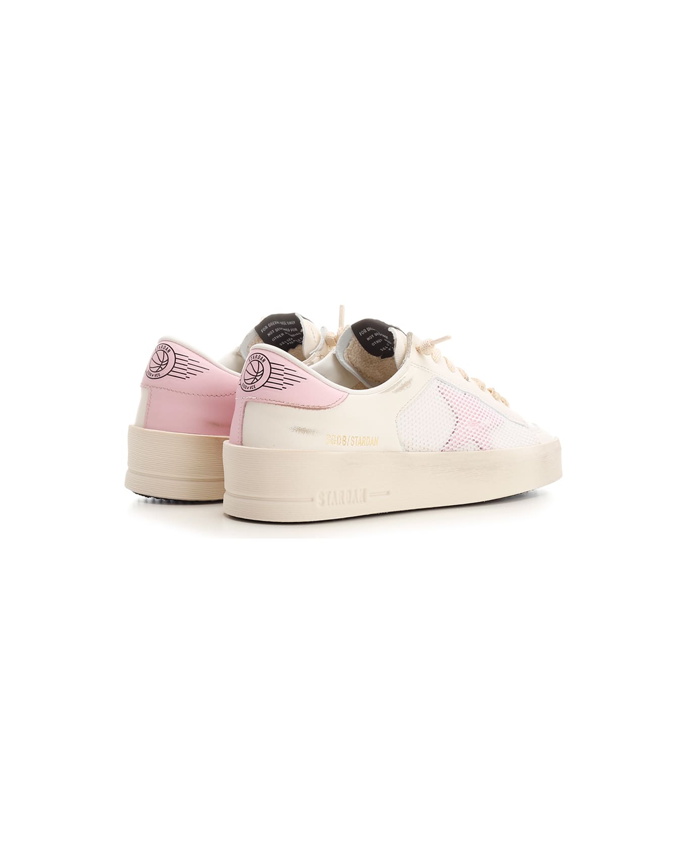 Golden Goose Stardan Mesh Sneakers - White/Orchid Pink スニーカー