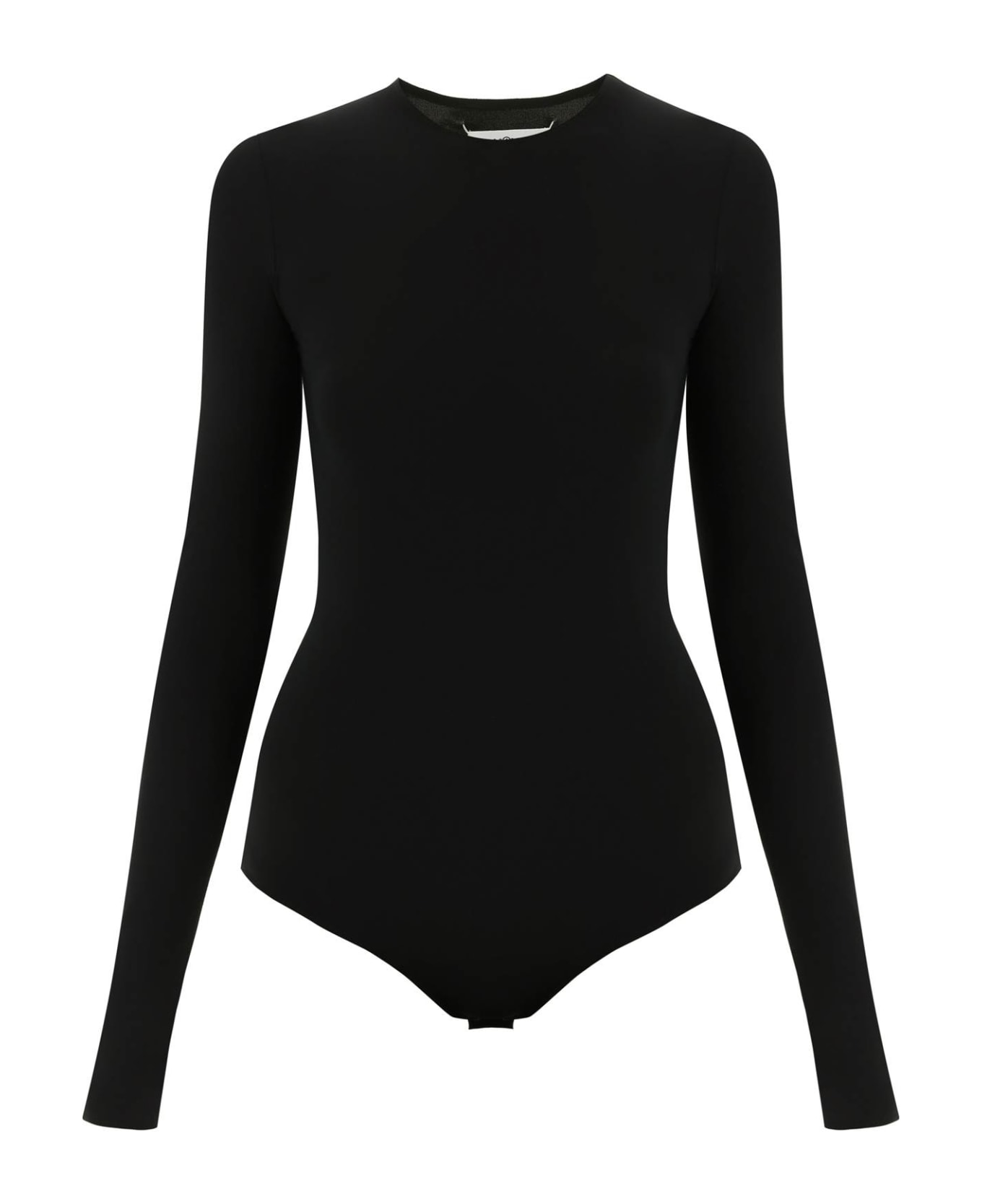 Maison Margiela Second Skin Long Sleeve Bodysuit - BLACK (Black)