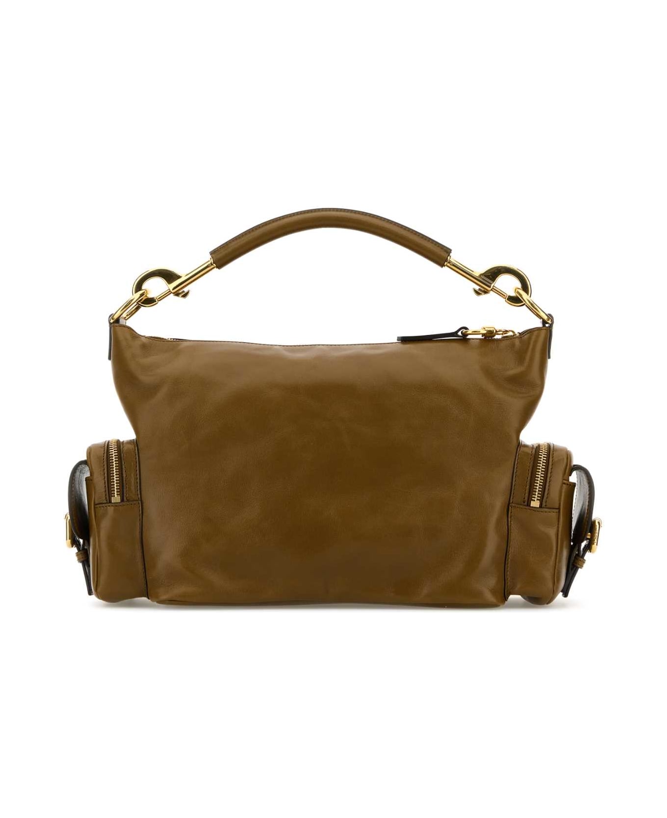 Chloé Khaki Leather Camera Bag Handbag | italist
