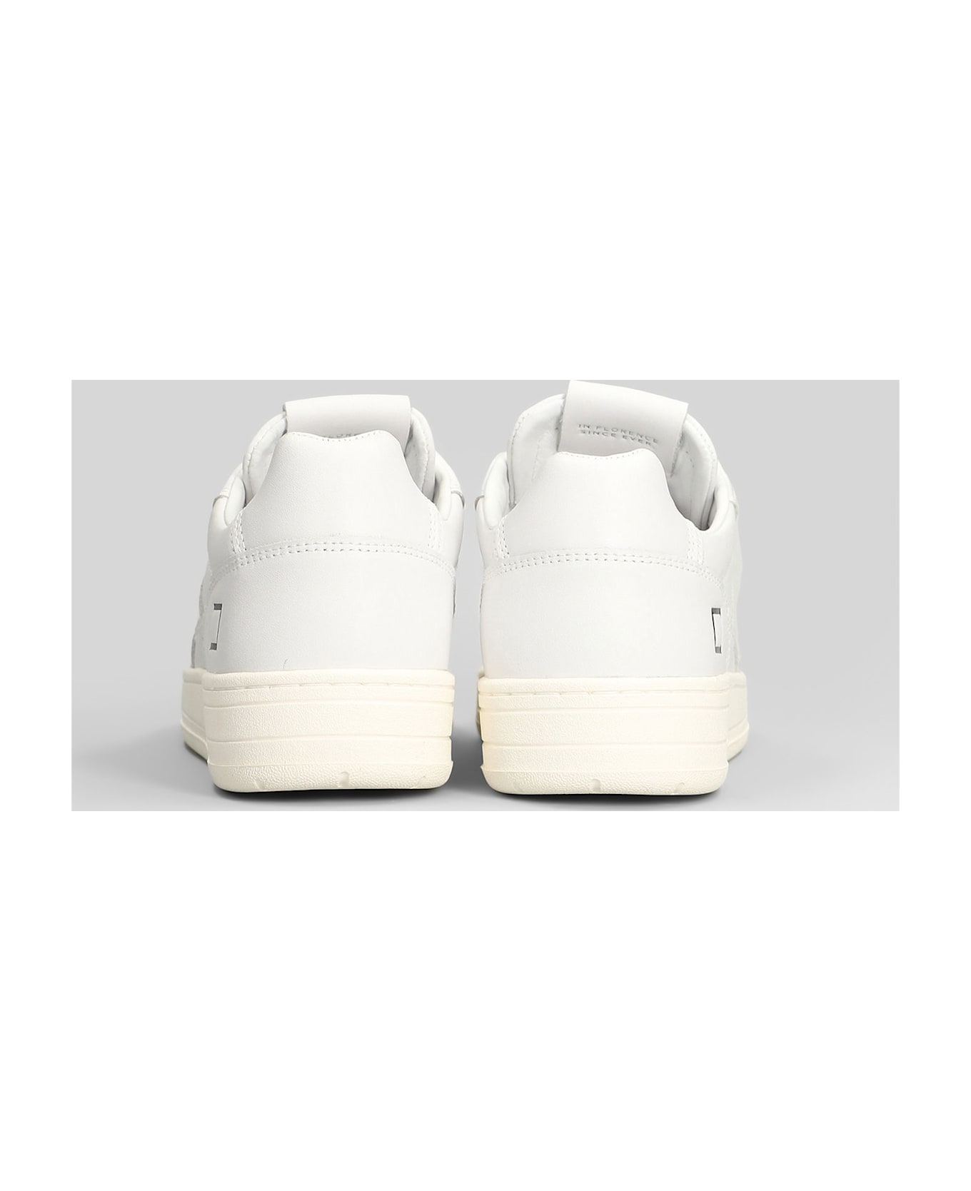 D.A.T.E. Court 2.0 Basic Sneakers In White Leather - white