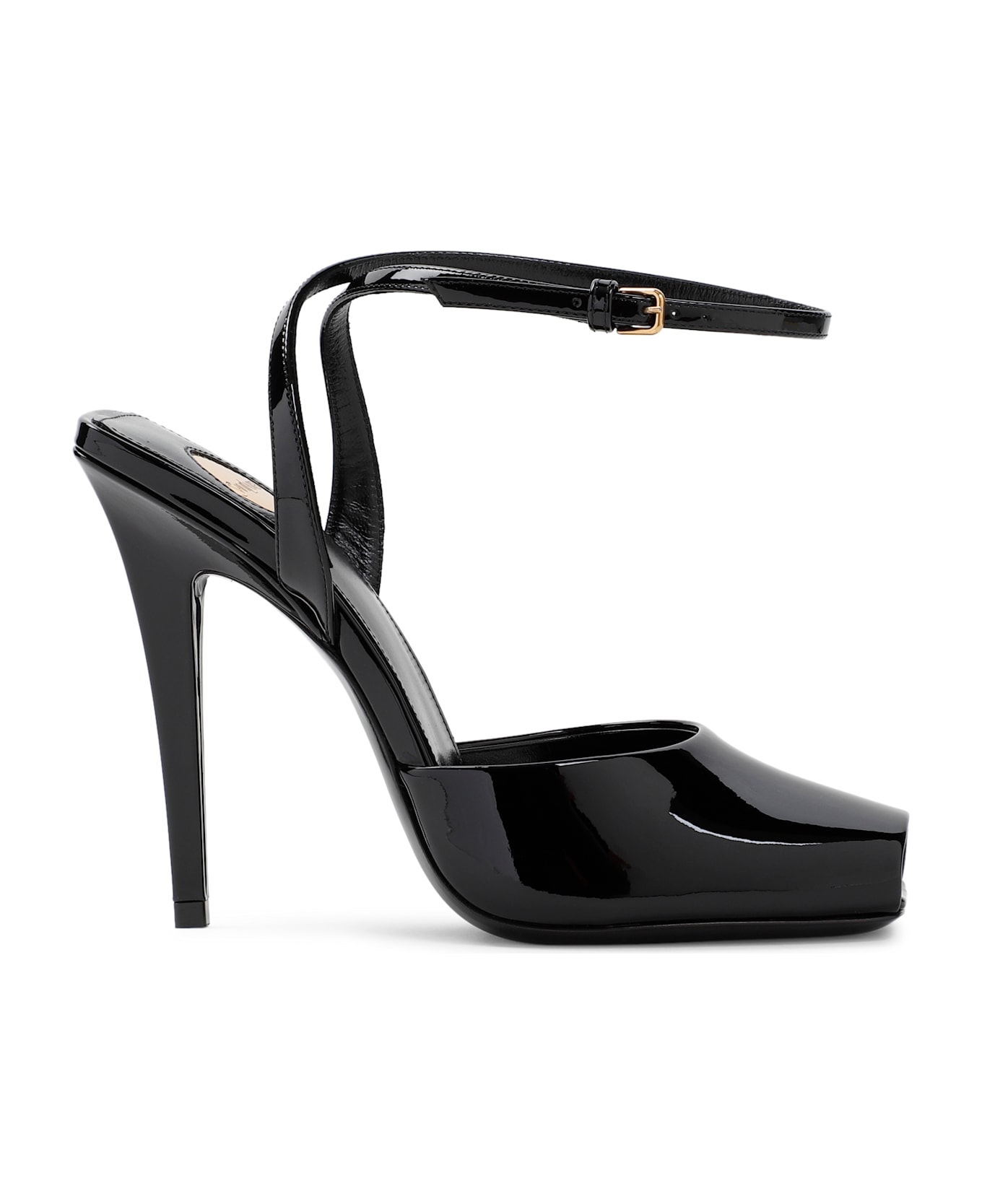 Saint Laurent La Scandale 110 Sandals - Nero