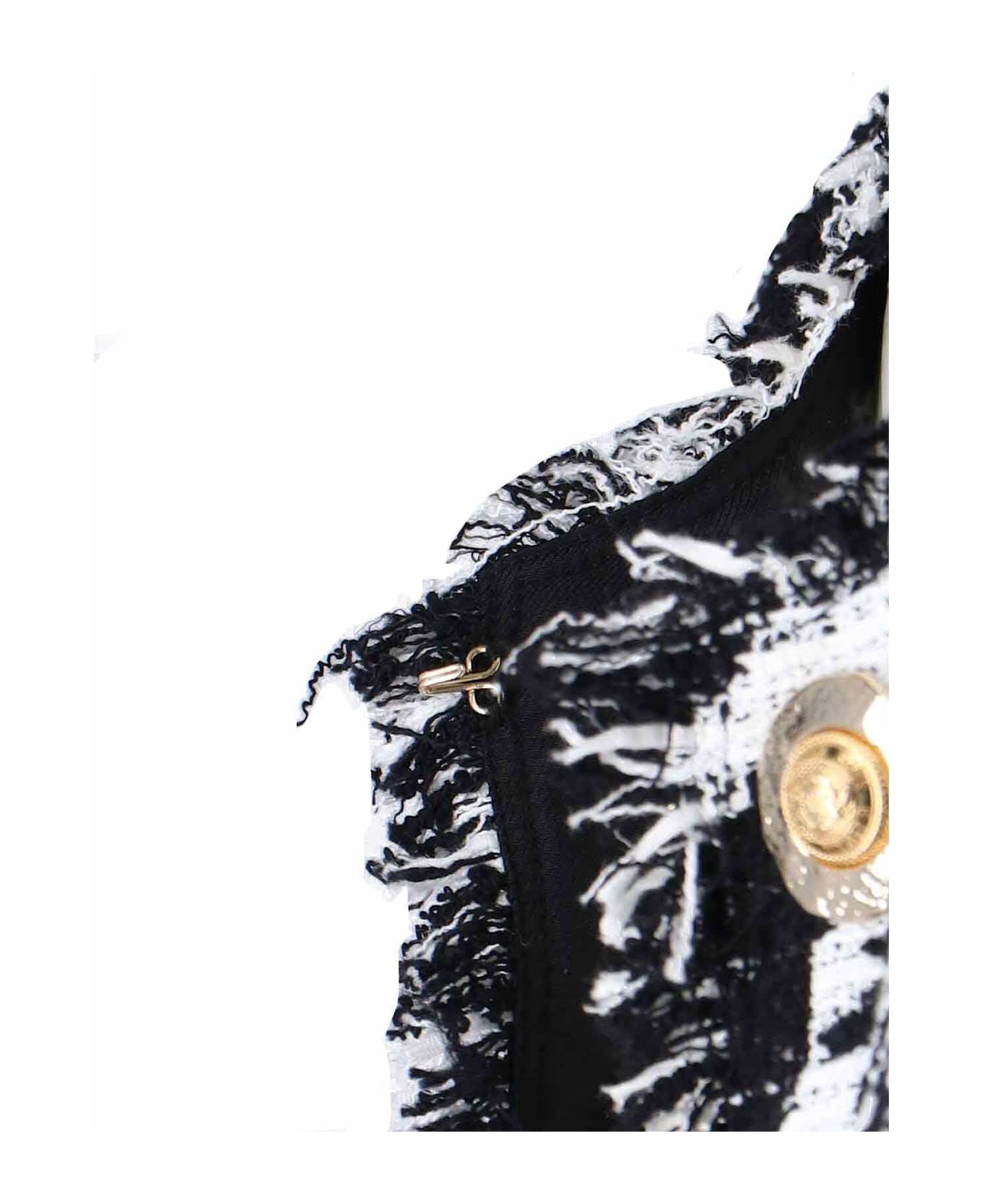 Balmain 
spencer
 Decorative Button Jacket - Black