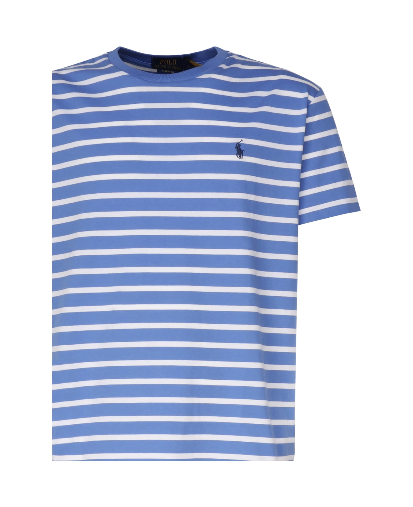 Polo Ralph Lauren Striped T-shirt - Light blue, white