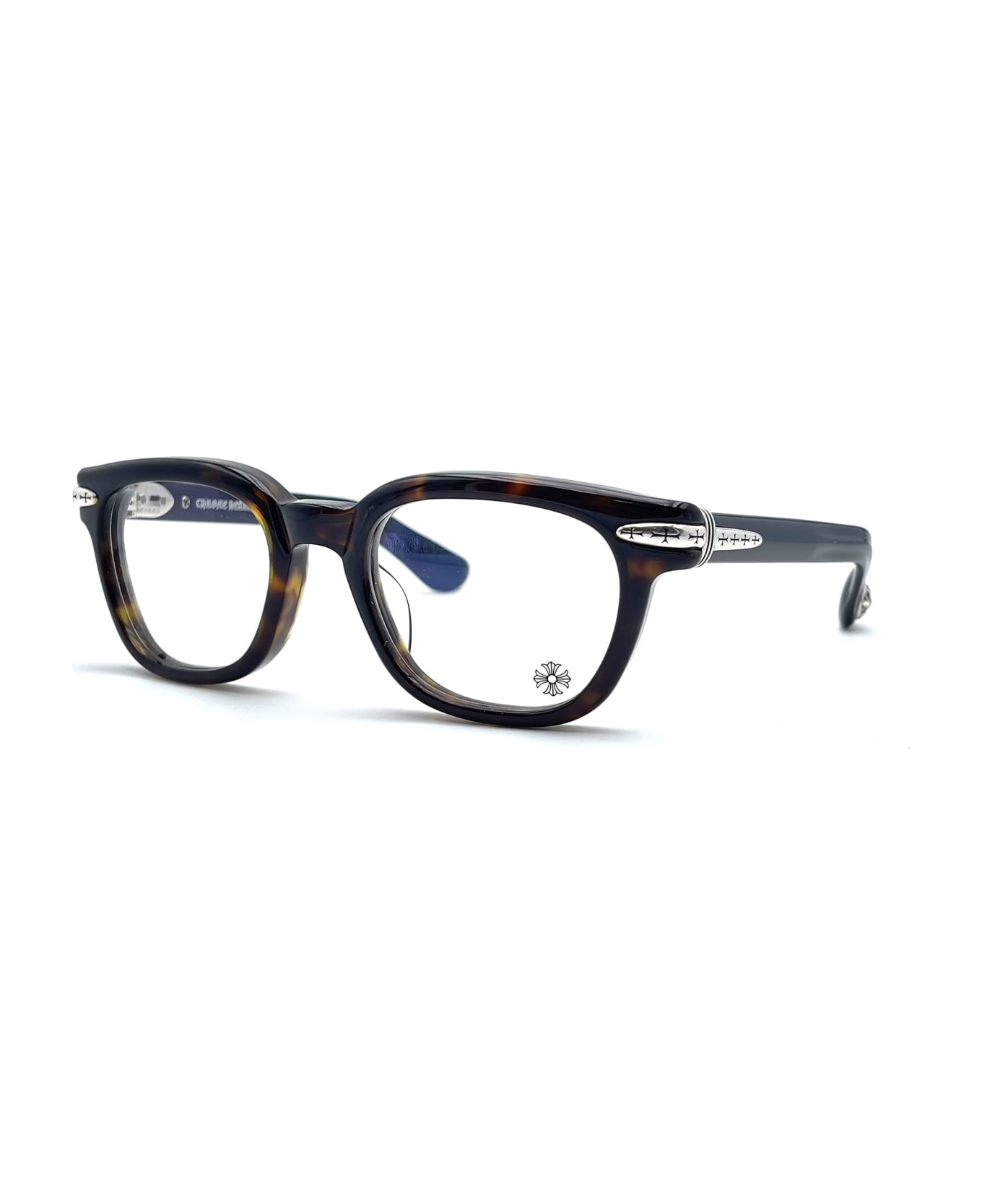 Chrome Hearts Drippin - Dark Tortoise Black Rx Glasses - Tortoise アイウェア