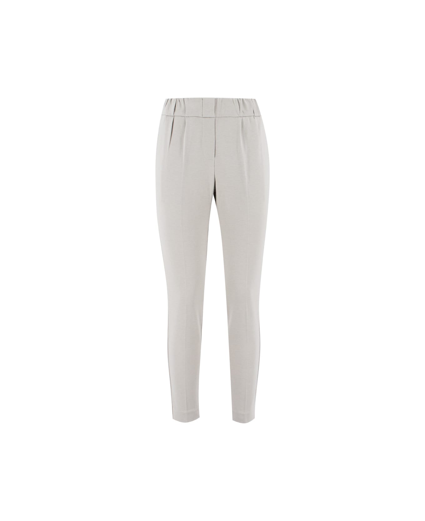 Le Tricot Perugia Trousers - LIGHT GREY          