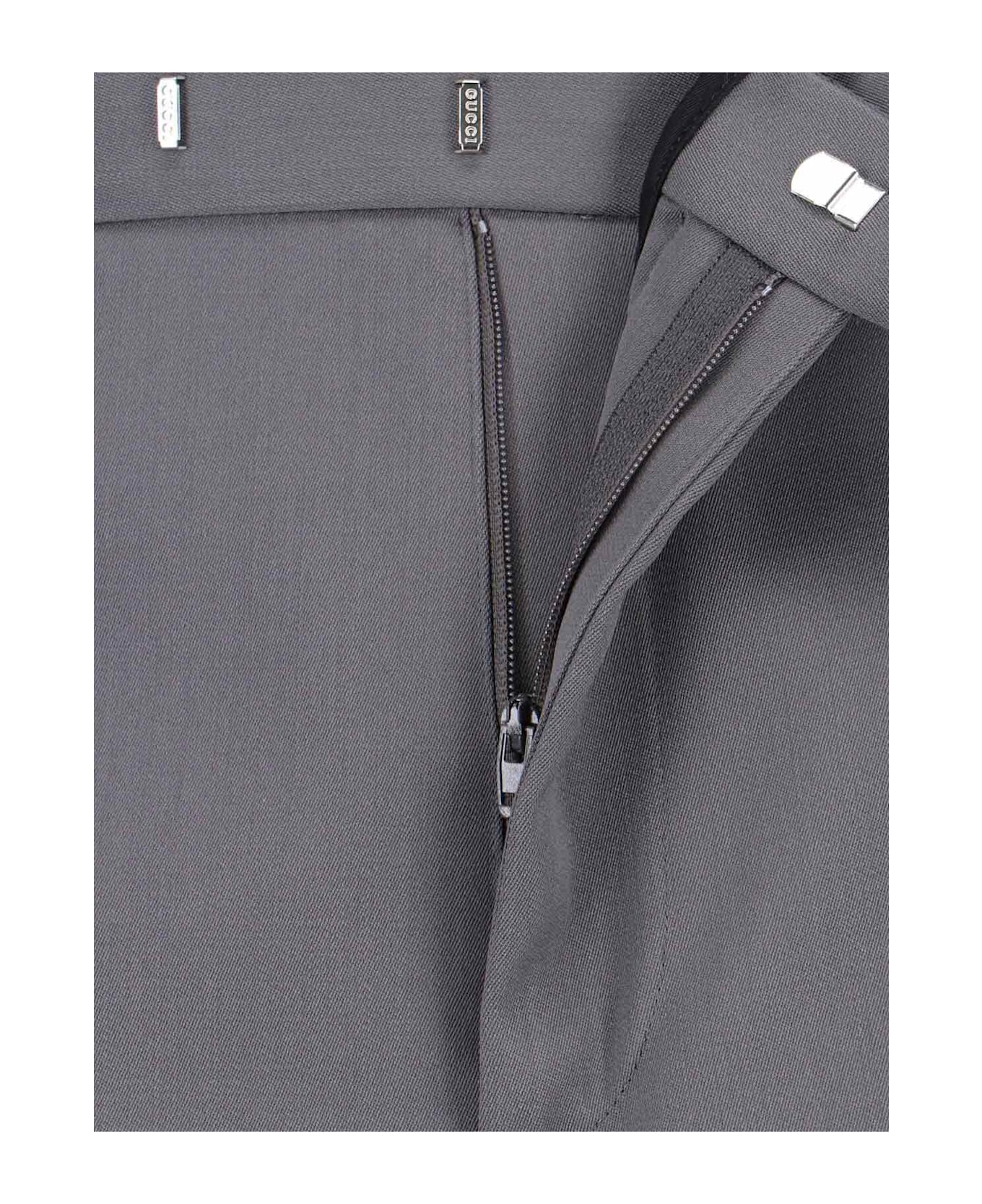Gucci Wool Pants - Gray