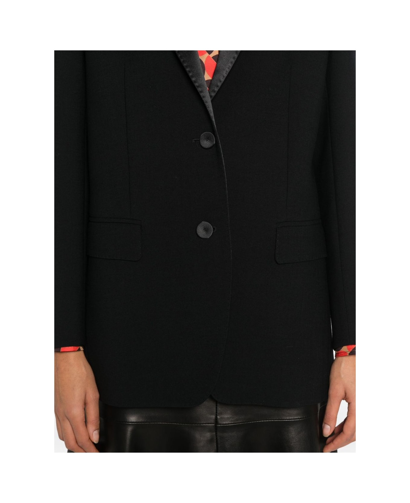 Alberto Biani Single-breasted Blazer - Black