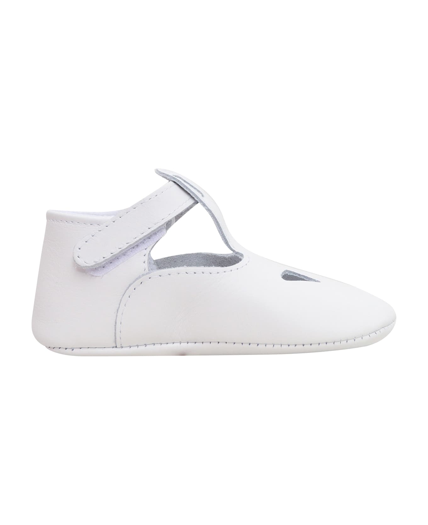 Il Gufo Newborn Shoes - WHITE