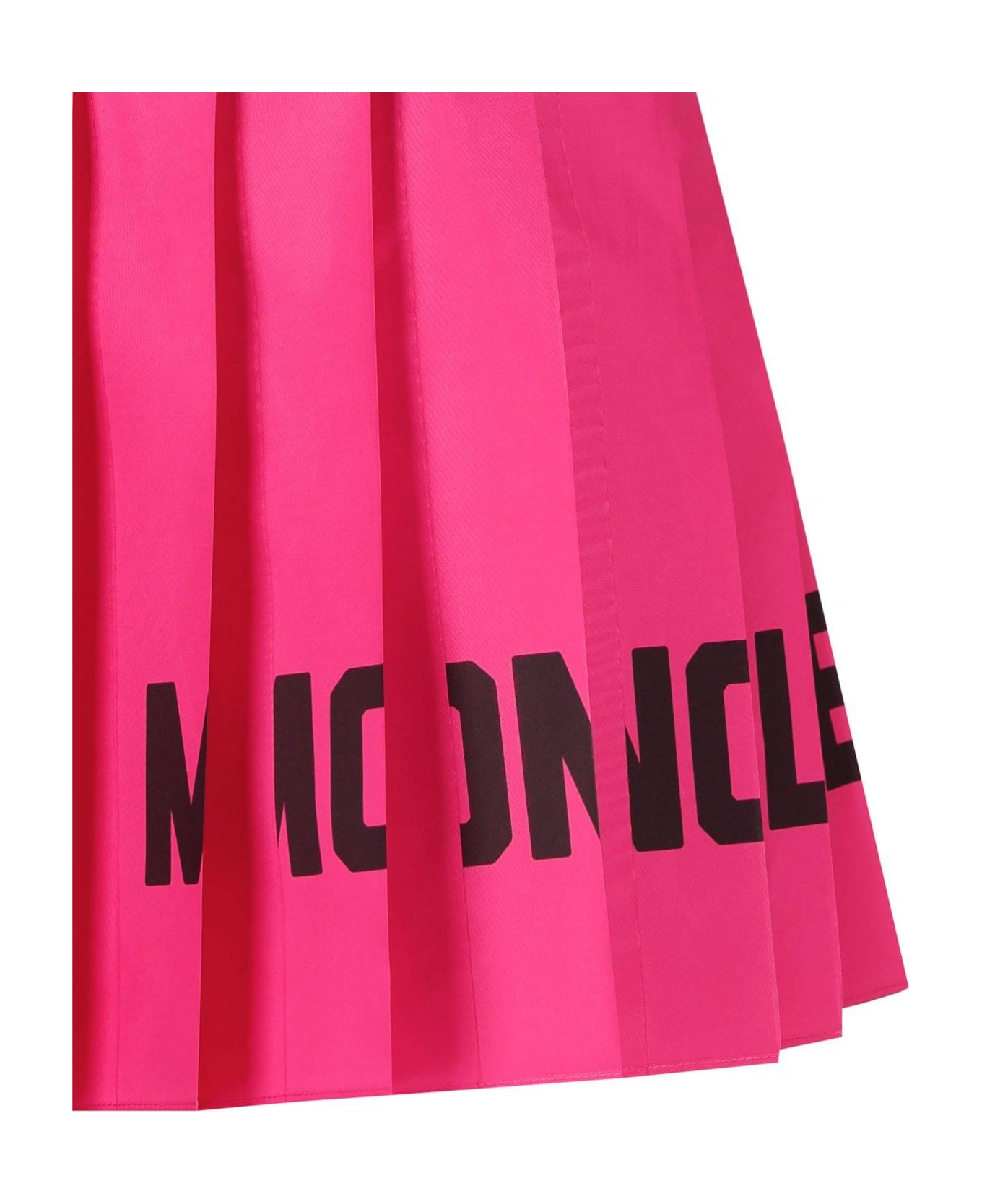 Moncler Logo Printed Pleated Skirt ボトムス