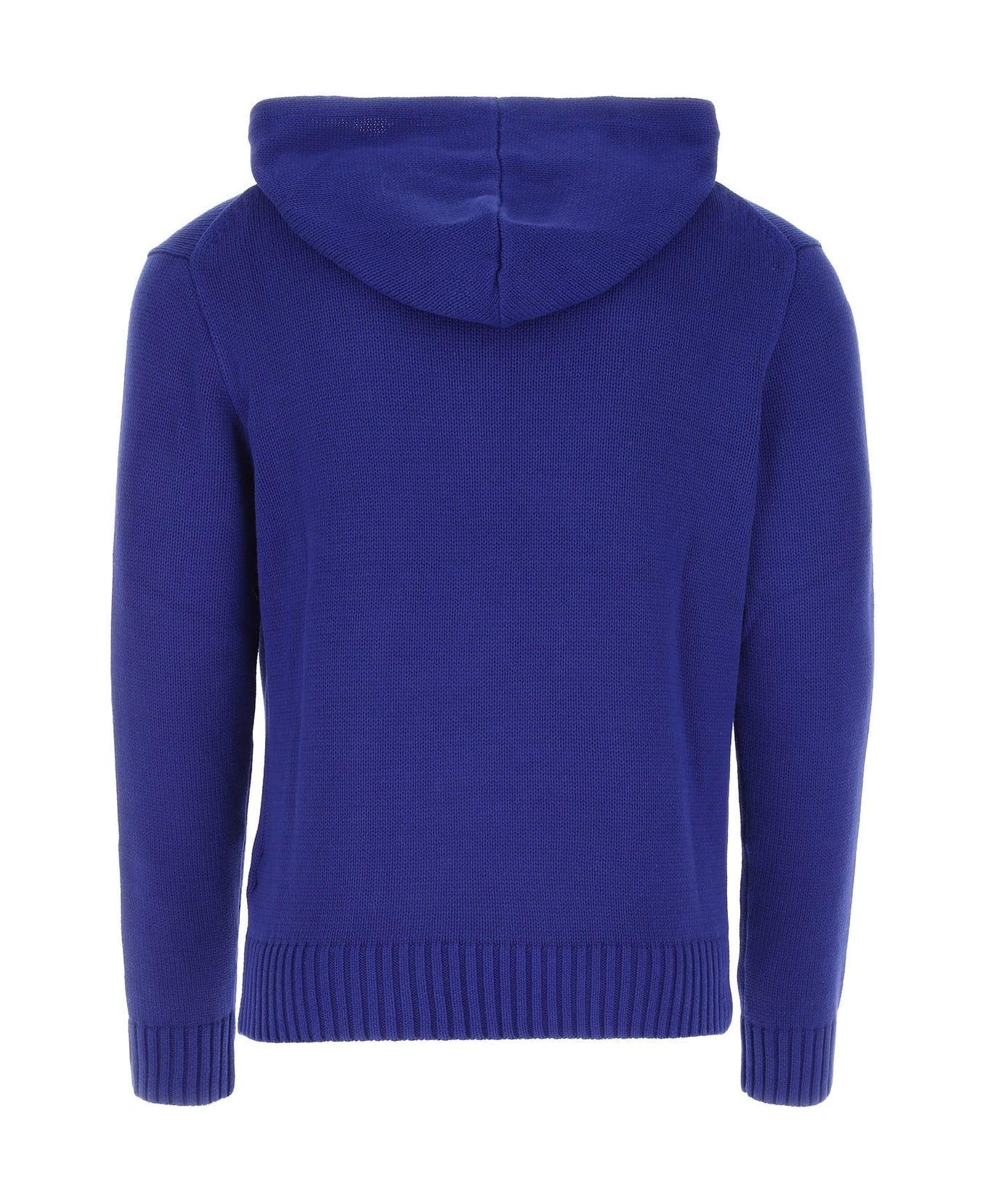 Ralph Lauren Electric Blue Cotton Sweater - ROYAL BLUE